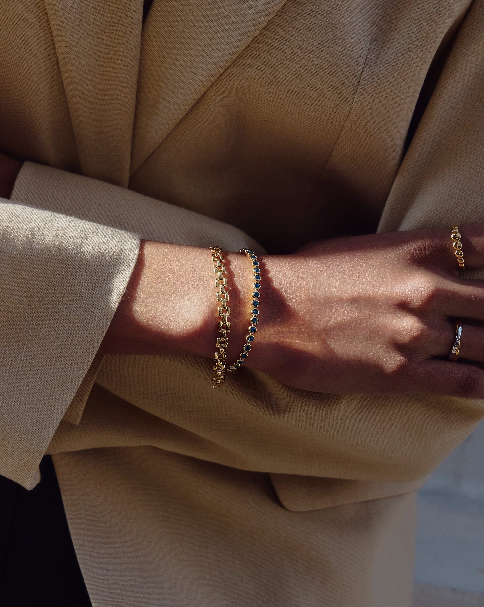Timepiece Link Chain Bracelet | 18ct Gold Plated Bracelets Missoma 