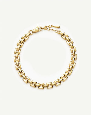Timepiece Link Chain Bracelet | 18ct Gold Plated Bracelets Missoma 