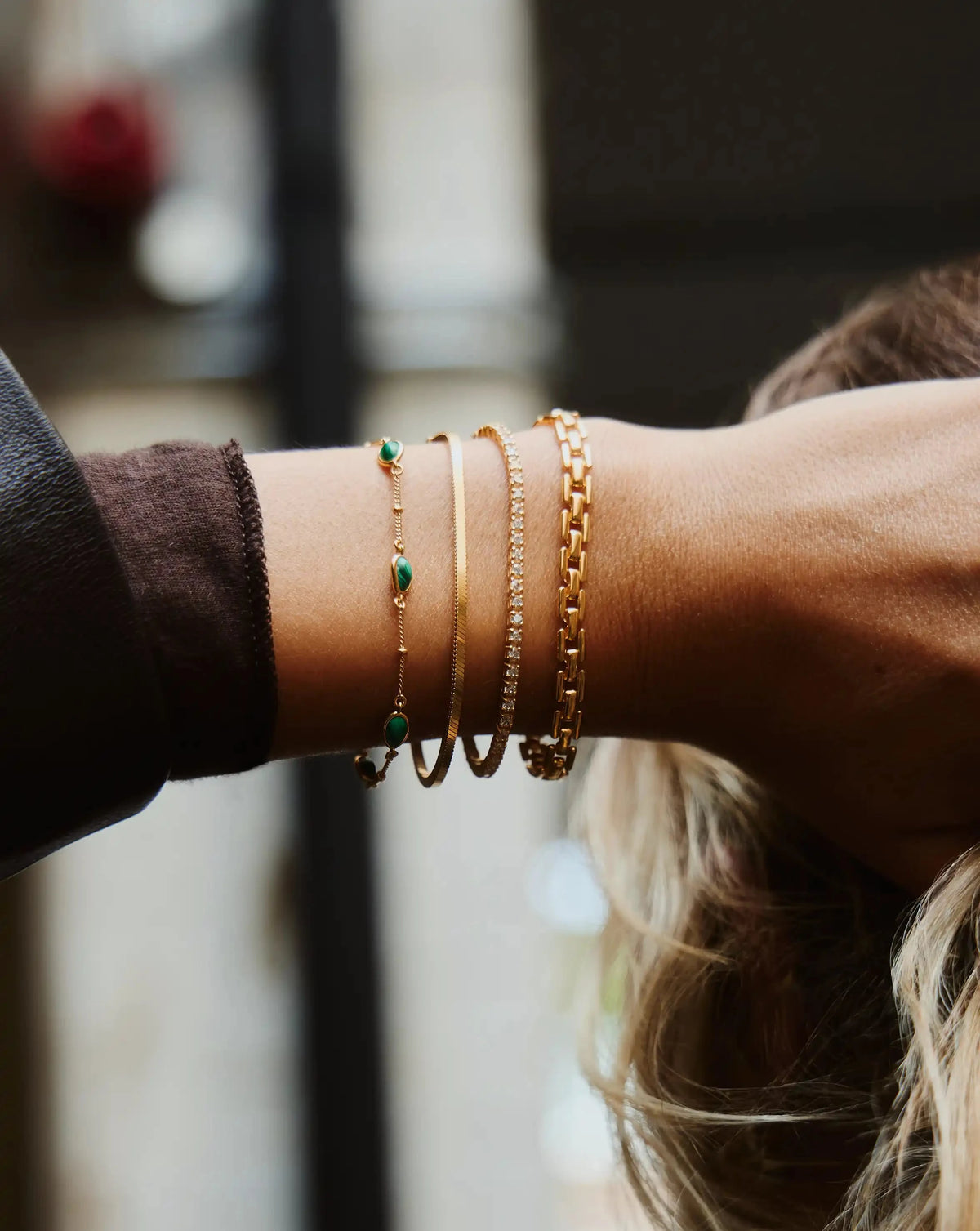 Timepiece Link Chain Bracelet | 18ct Gold Plated Bracelets Missoma 