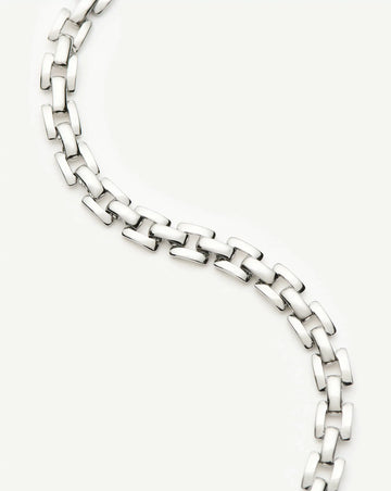 Timepiece Link Chain Bracelet | Platinum Plated Bracelets Missoma 