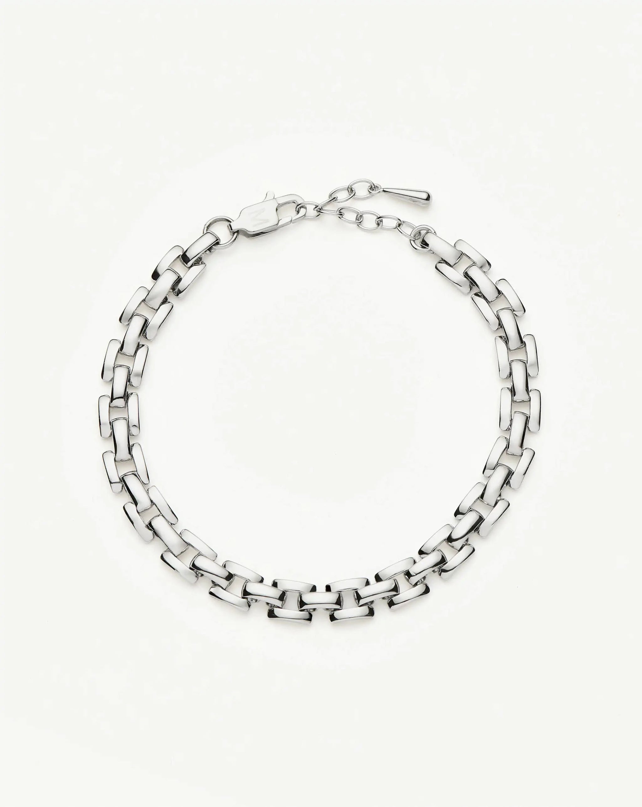 Timepiece Link Chain Bracelet | Platinum Plated Bracelets Missoma 
