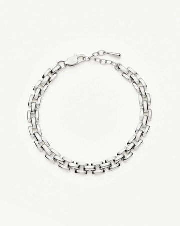 Timepiece Link Chain Bracelet | Platinum Plated Bracelets Missoma 