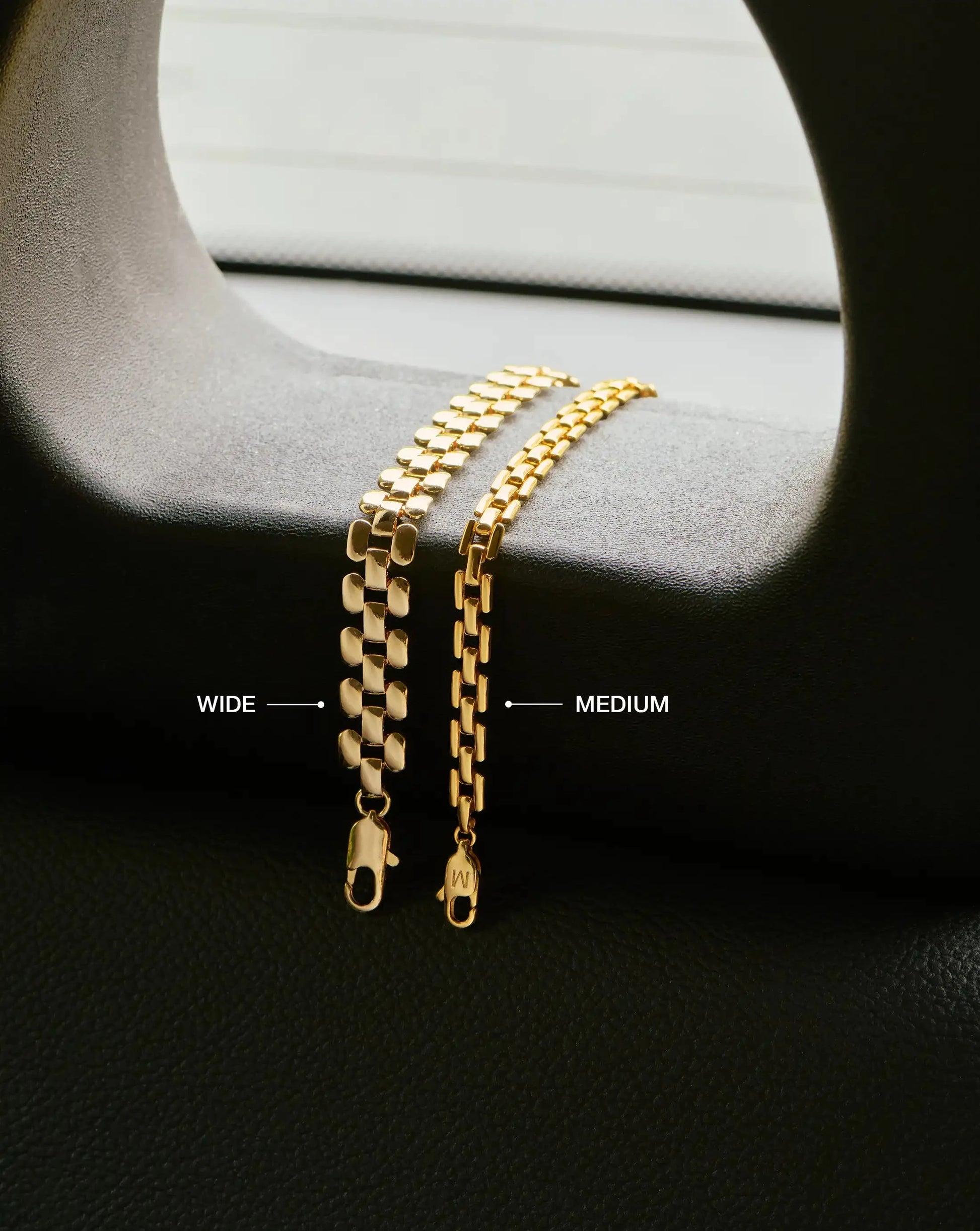 Timepiece Wide Chain Bracelet | 18ct Gold Plated Bracelets Missoma 