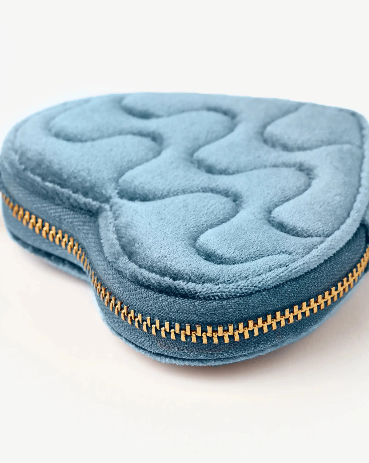 Velvet Heart Jewellery Pouch | Blue Steel Accessories Missoma 