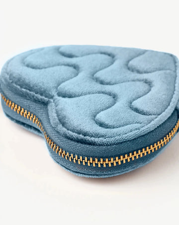 Velvet Heart Jewellery Pouch | Blue Steel Accessories Missoma 