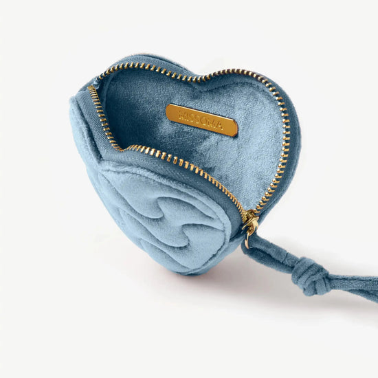 Velvet Heart Jewellery Pouch | Blue Steel Accessories Missoma 