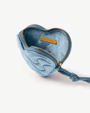 Velvet Heart Jewellery Pouch | Blue Steel Accessories Missoma 