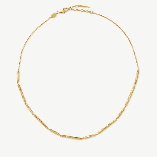 Wavy Ridge Chain Choker Necklaces Missoma 