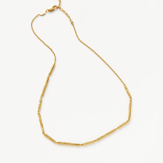 Wavy Ridge Chain Choker Necklaces Missoma 