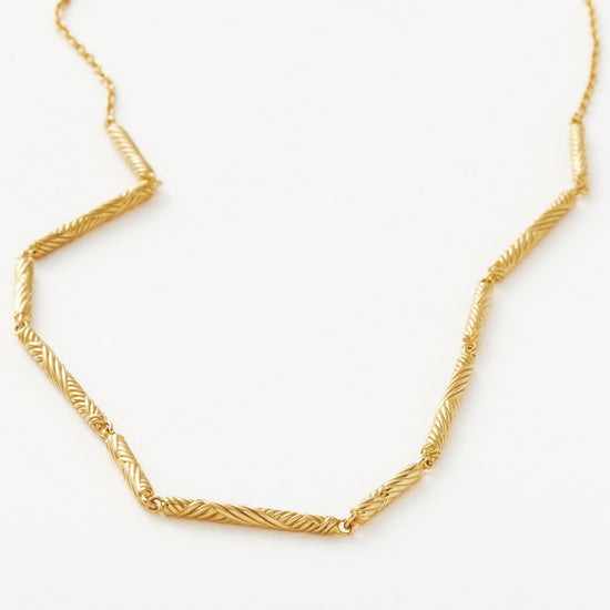 Wavy Ridge Chain Choker Necklaces Missoma 