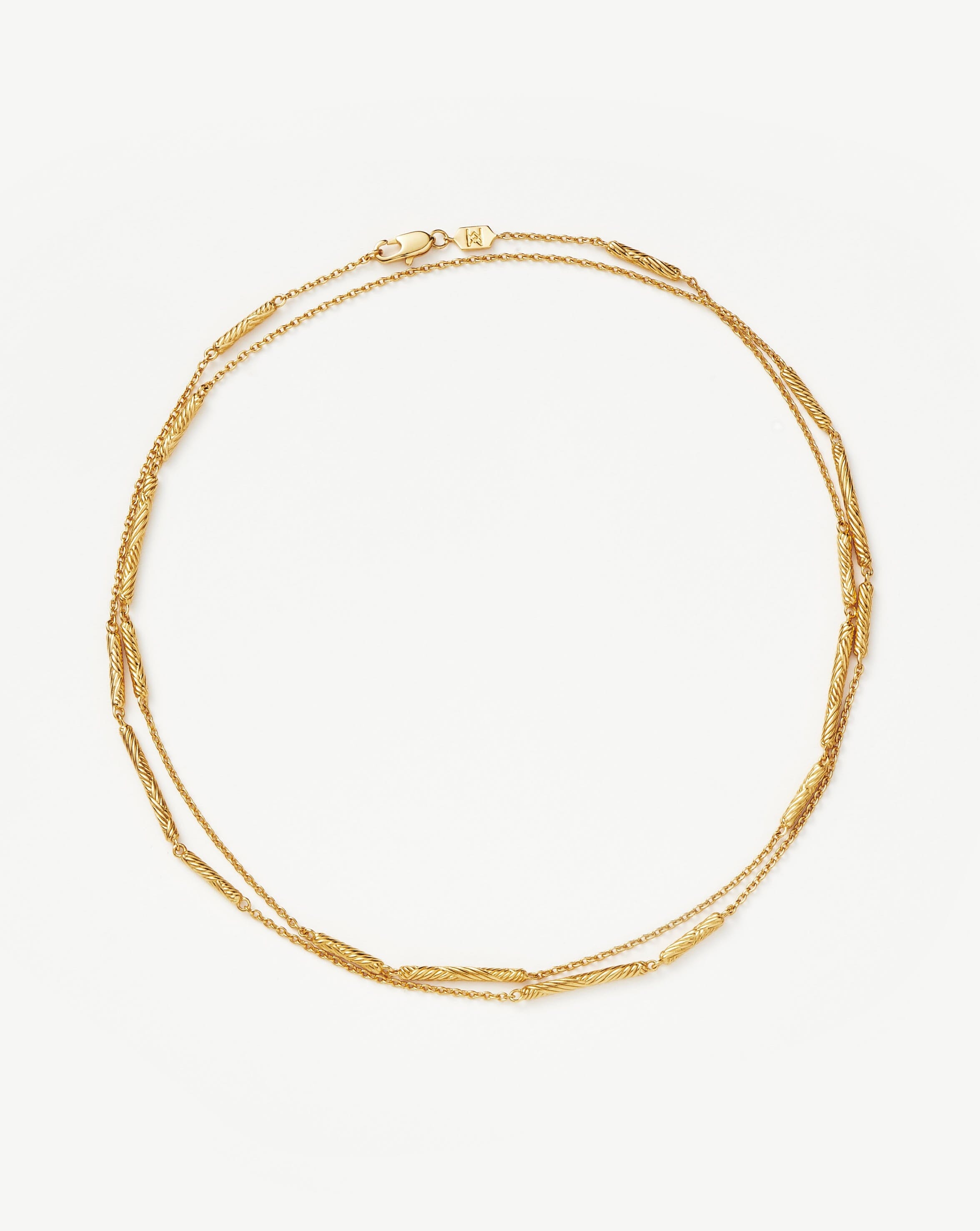 Wavy Ridge Extra Long Chain Necklace Necklaces Missoma 