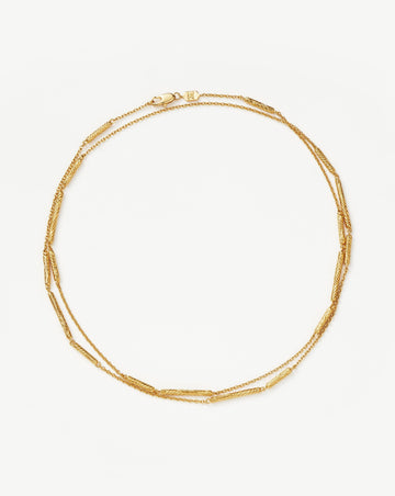 Wavy Ridge Extra Long Chain Necklace Necklaces Missoma 