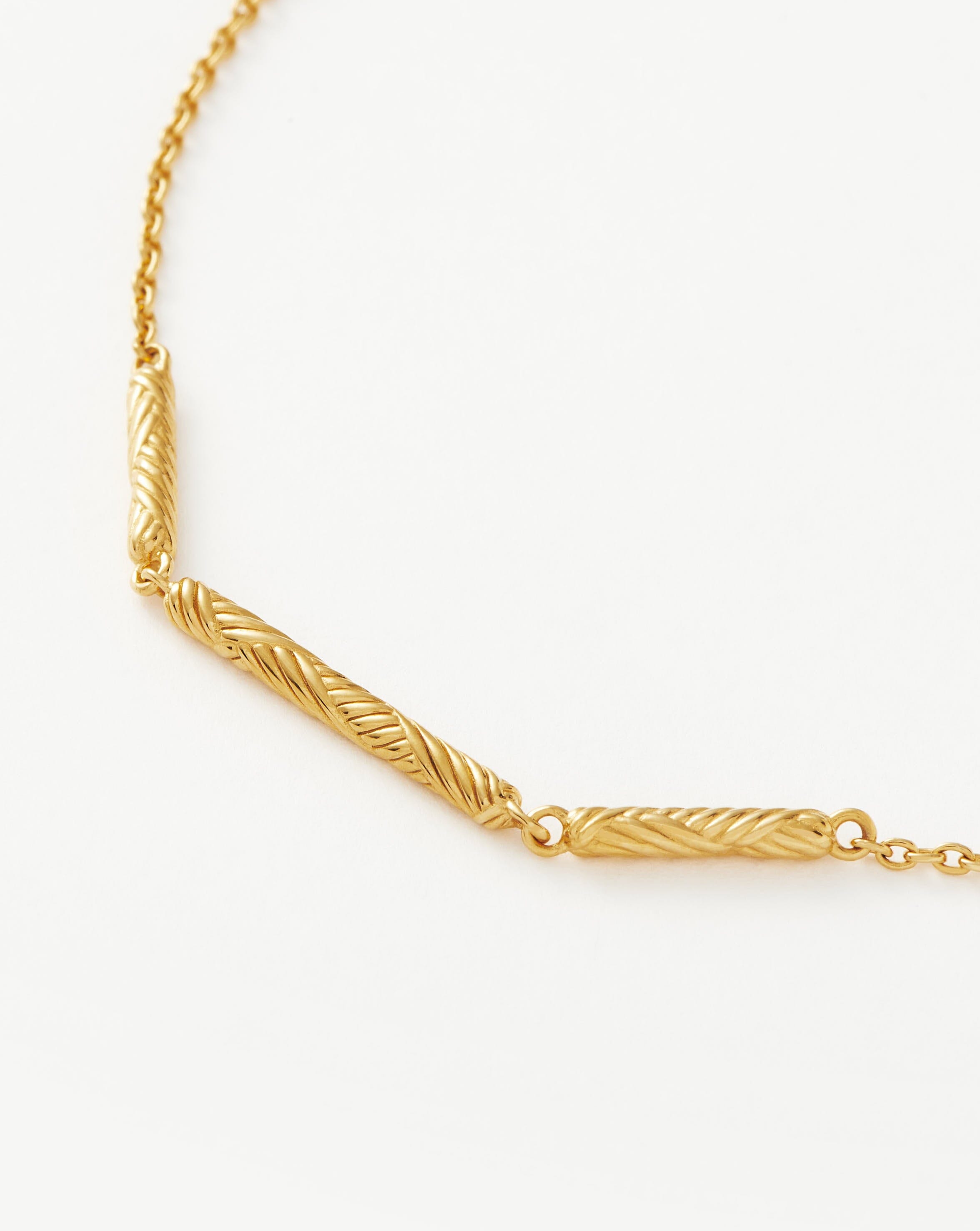 Wavy Ridge Extra Long Chain Necklace Necklaces Missoma 