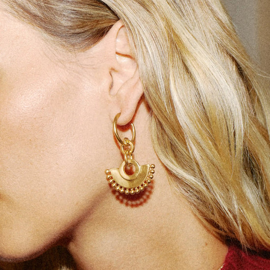 Zenyu Fan Chandelier Hoop Earrings Earrings Missoma 