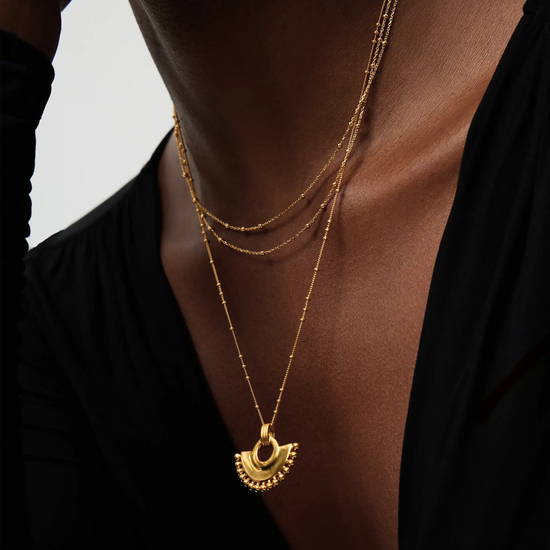 Zenyu Fan Necklace | 18ct Gold Plated Necklaces Missoma 