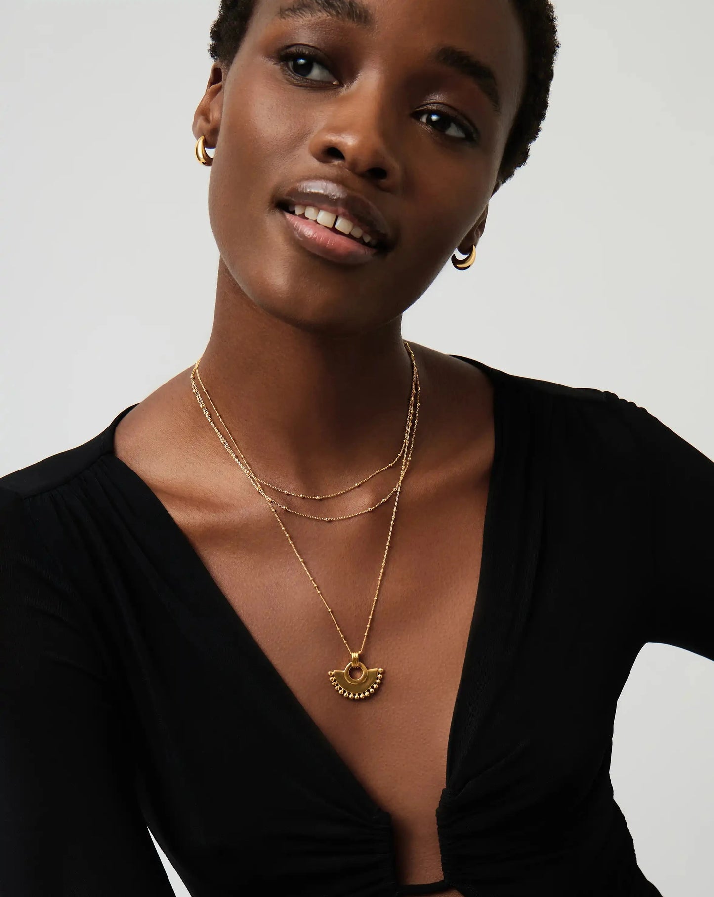 Zenyu Fan Necklace | 18ct Gold Plated Necklaces Missoma 