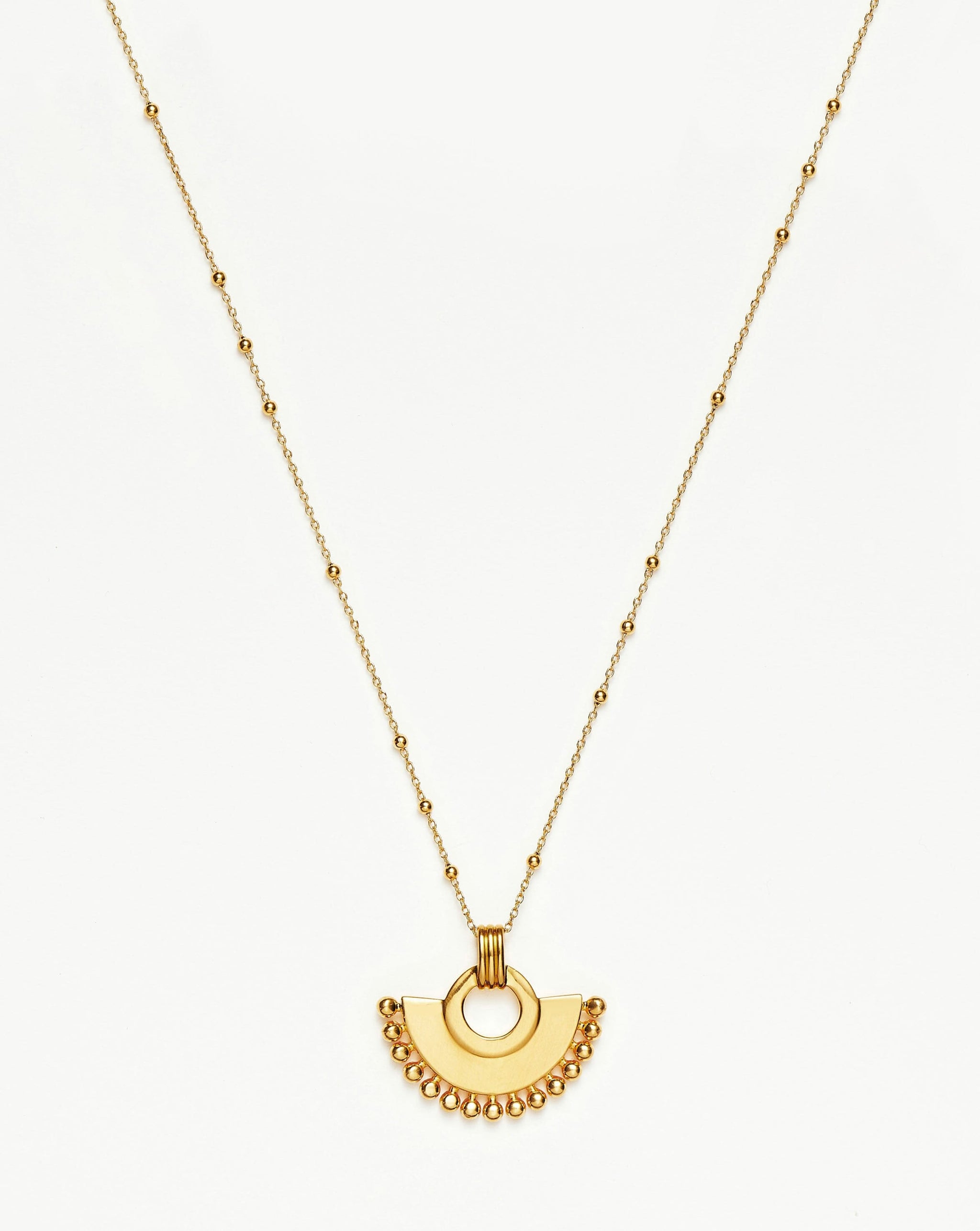 Zenyu Fan Necklace | 18ct Gold Plated Necklaces Missoma 