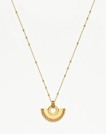 Zenyu Fan Necklace | 18ct Gold Plated Necklaces Missoma 