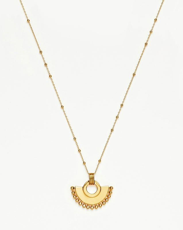 Zenyu Fan Necklace | 18ct Gold Plated