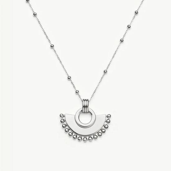 Zenyu Fan Necklace | Silver Plated Necklaces Missoma 