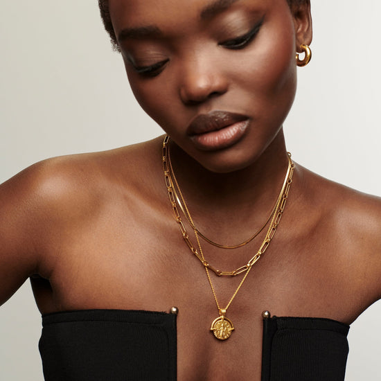 Aegis Chain Necklace | 18ct Gold Plated Necklaces Missoma 