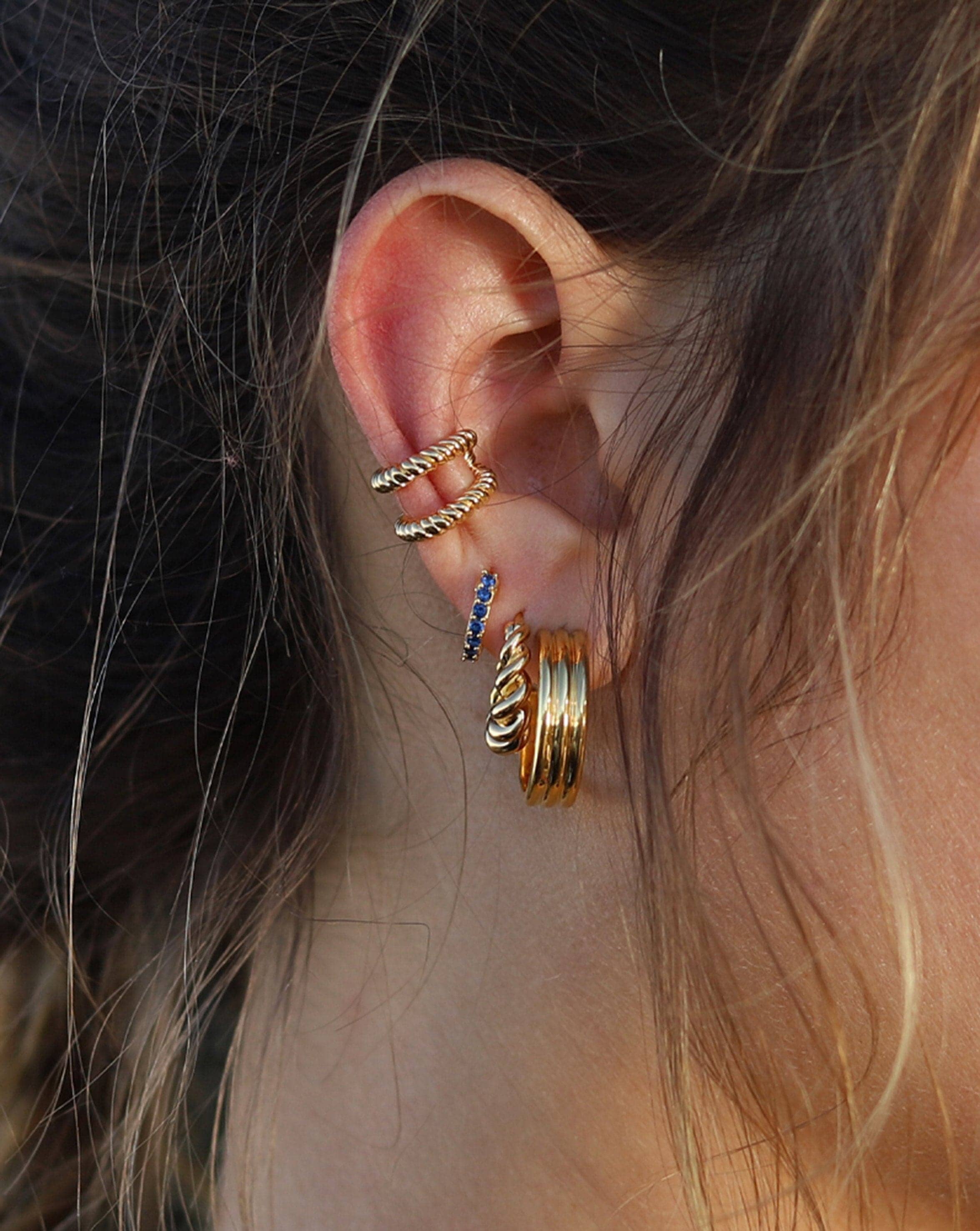 Ancien Hoop Earrings | 18ct Gold Plated Vermeil Earrings Missoma 