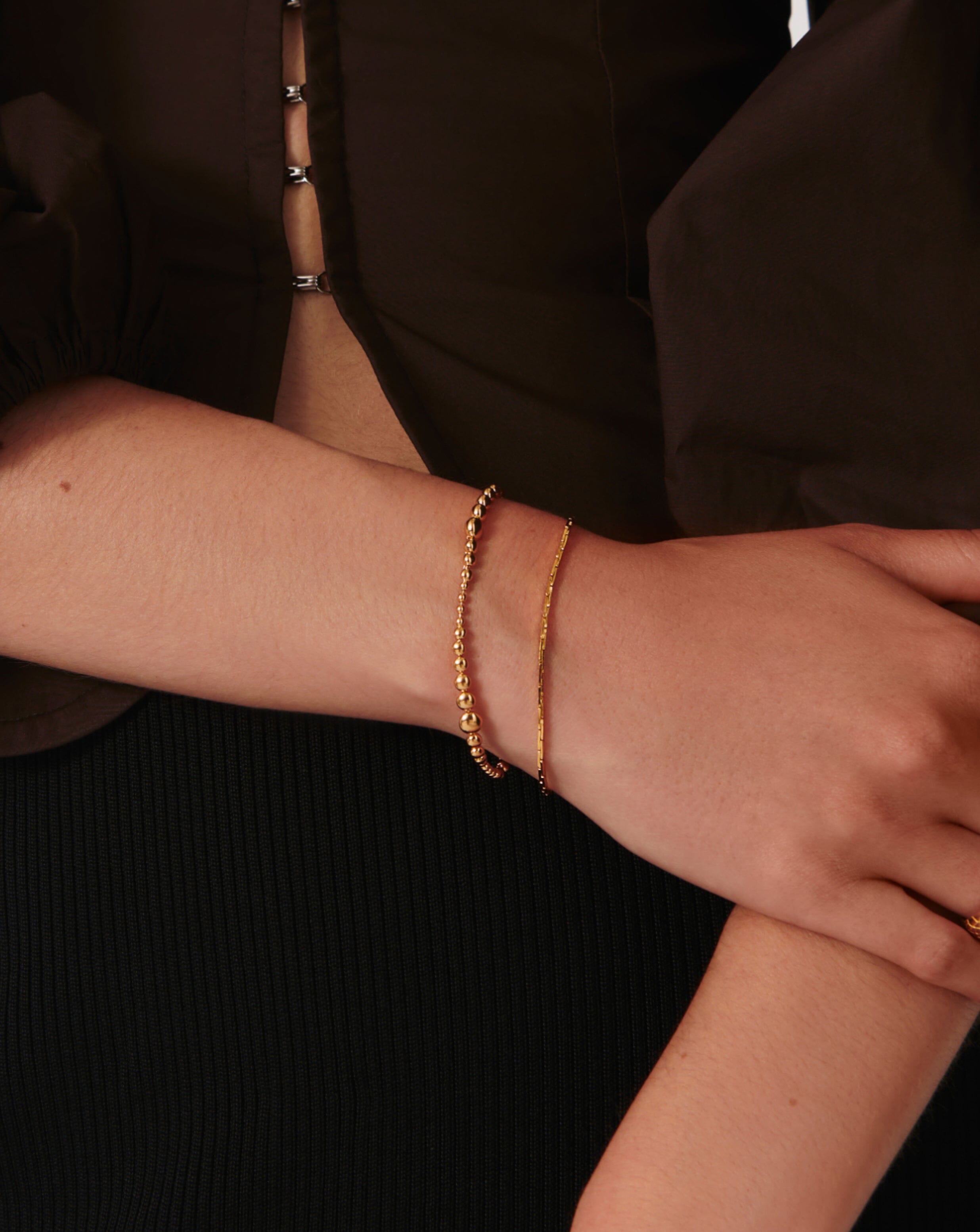 Articulated Beaded Bracelet | 18ct Gold Plated Vermeil Bracelets Missoma 