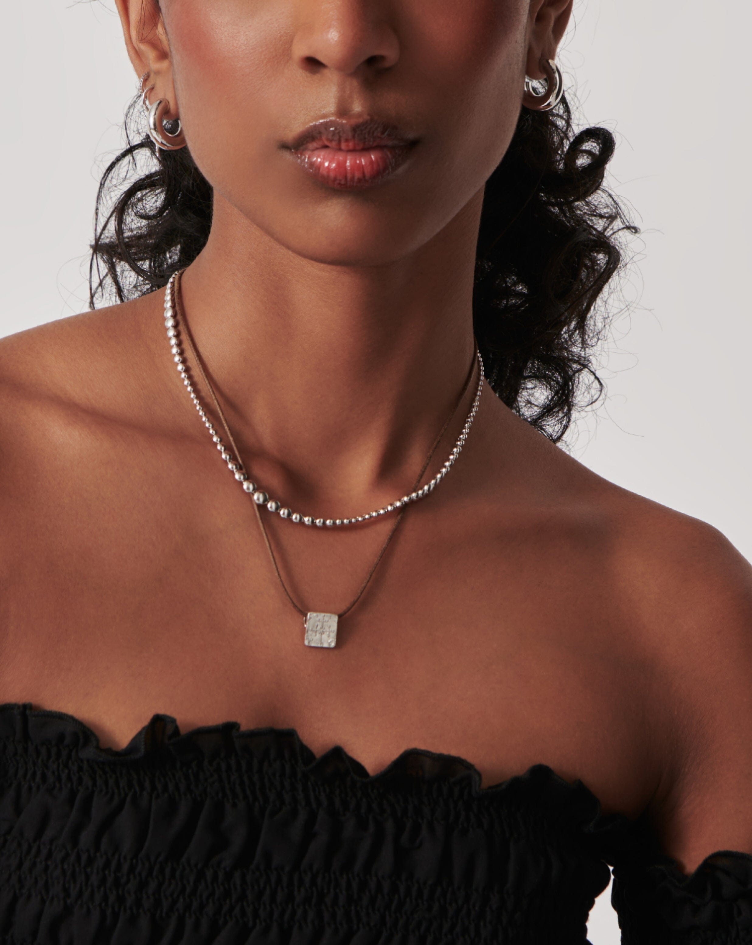 Articulated Beaded Choker | Sterling Silver Necklaces Missoma 