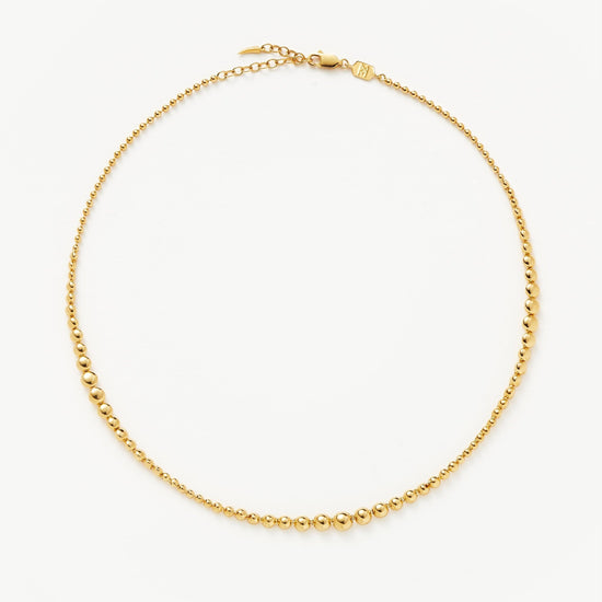 Articulated Reversible Beaded Stone Choker | 18ct Gold Plated Vermeil/Cubic Zirconia Necklaces Missoma 