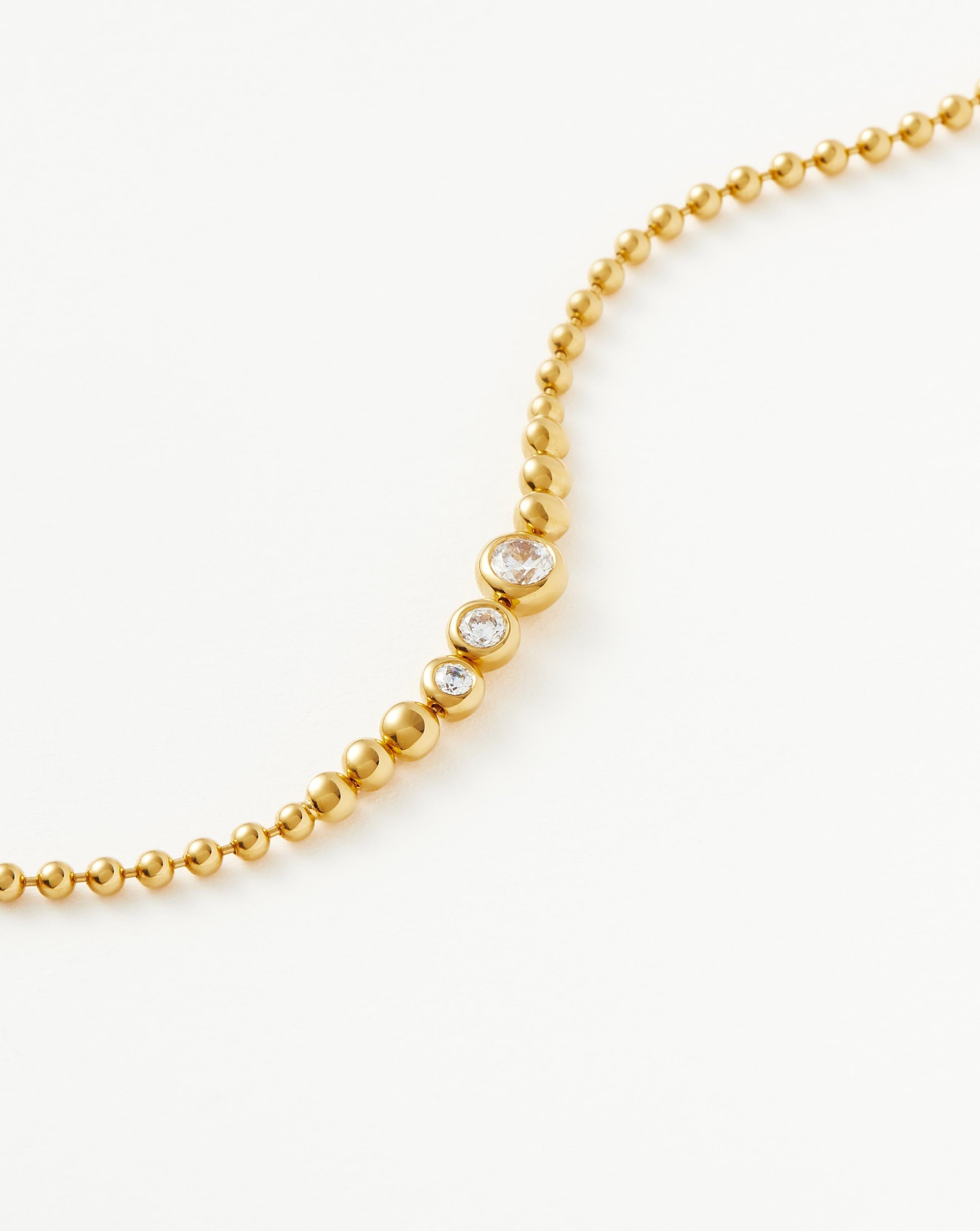 Stone ball chain deals for jewelry making