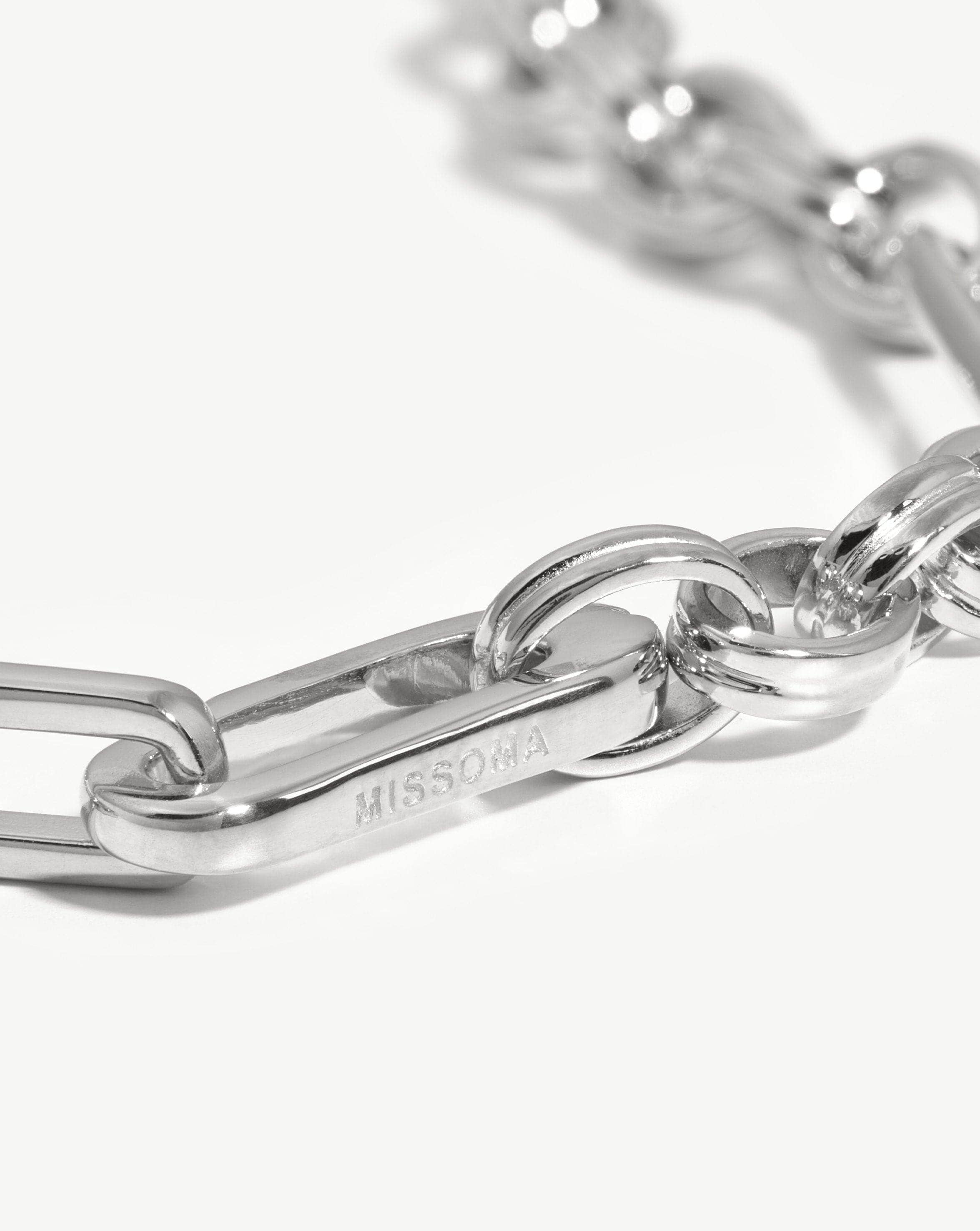 Silver necklace shop chain replacement