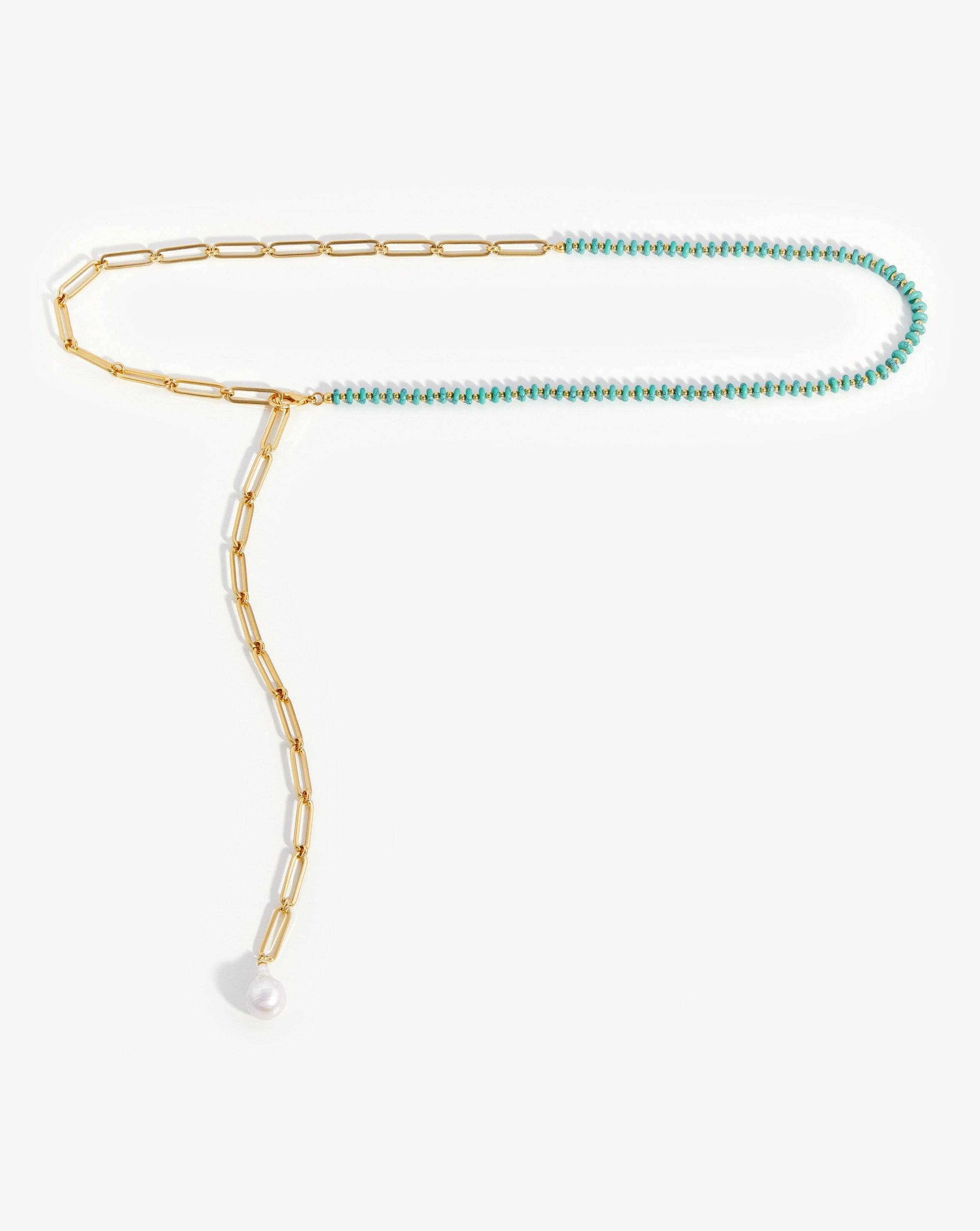 Baroque Pearl & Beaded Chain Belt Accessories Missoma 