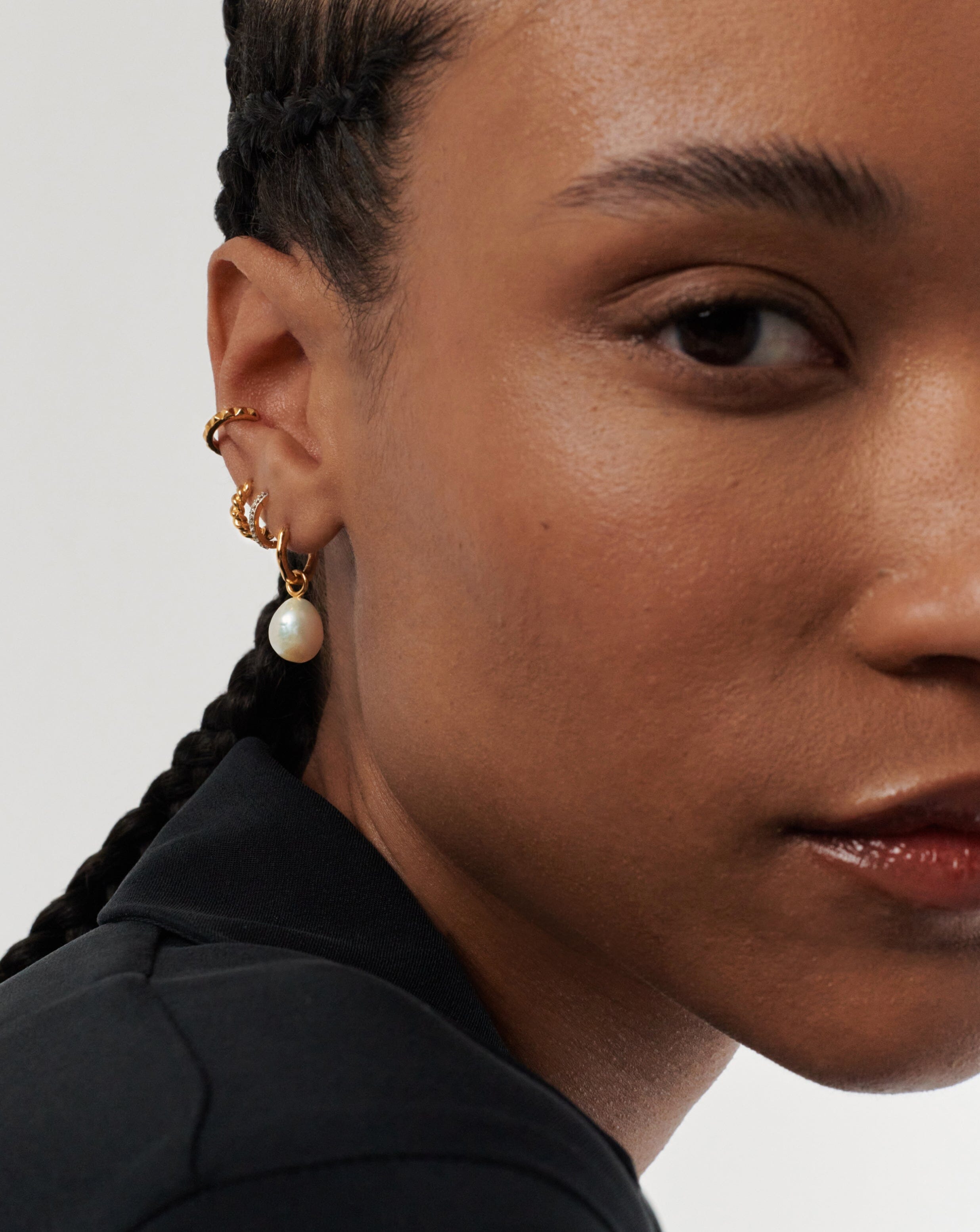Double Hoop Earrings - Ash Double | Ana Luisa Jewelry