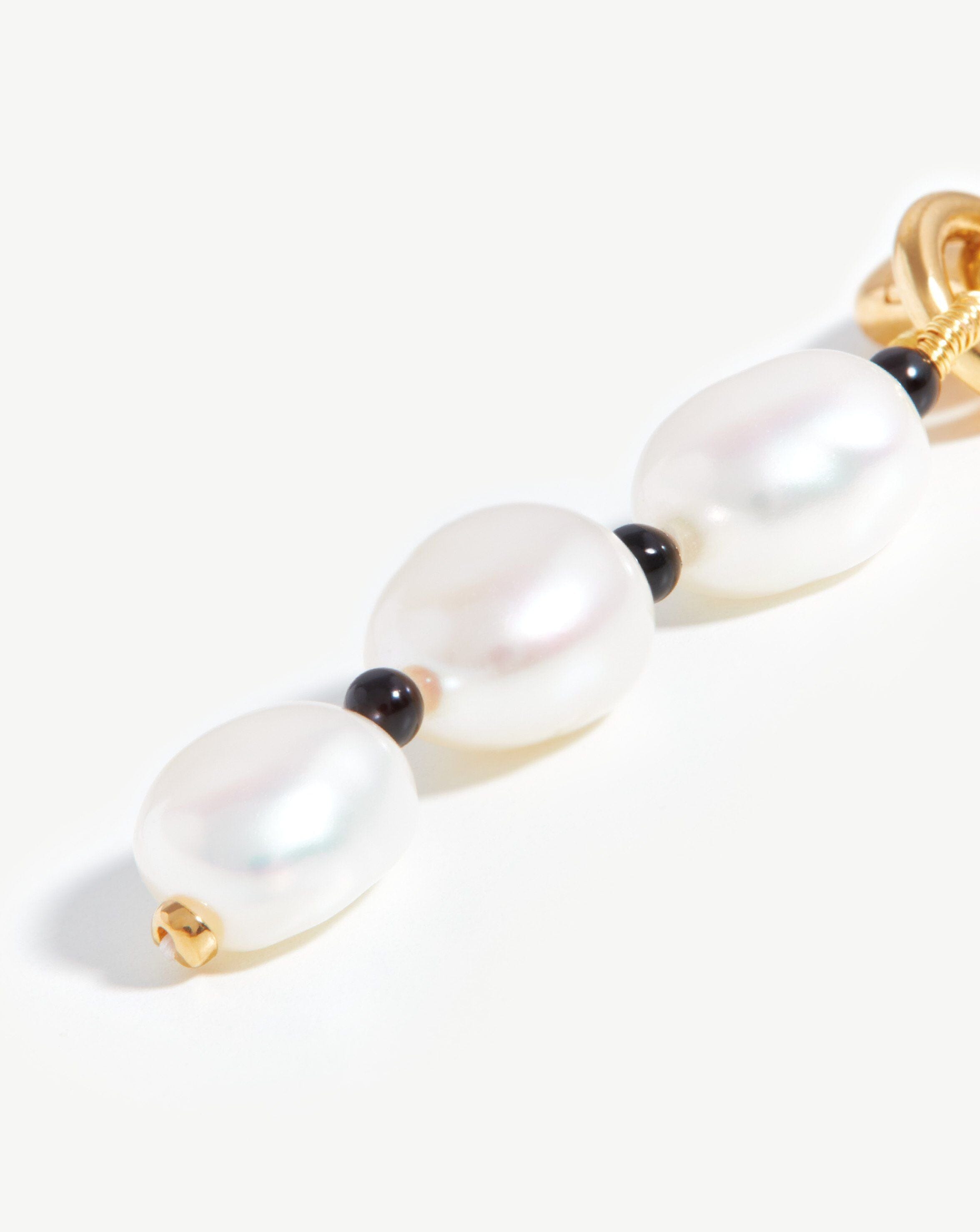 Baroque Pearl Single Drop Earring Earrings Missoma 