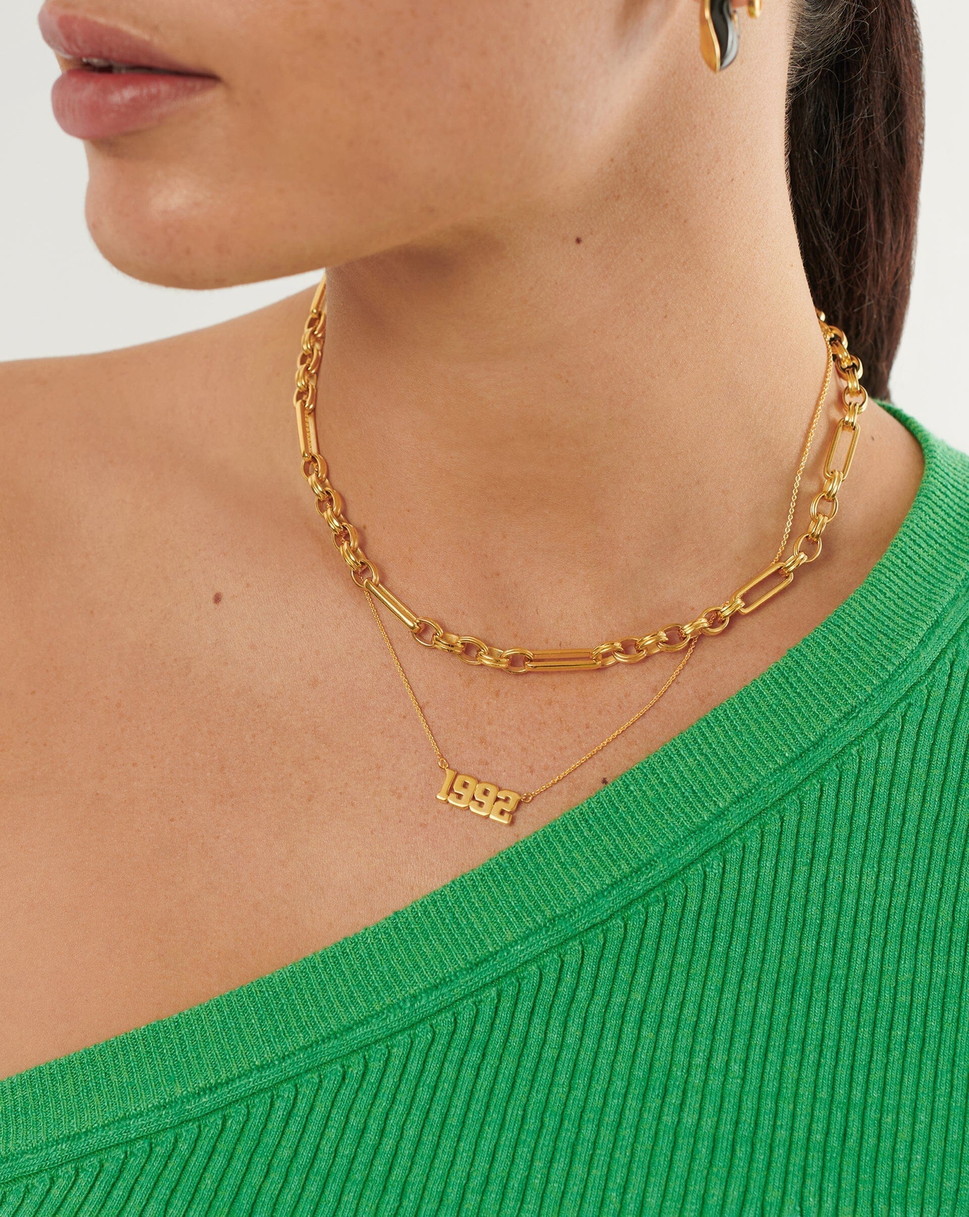 Birth Year Necklace - Year 1992 | 18ct Gold Plated Vermeil Necklaces Missoma 
