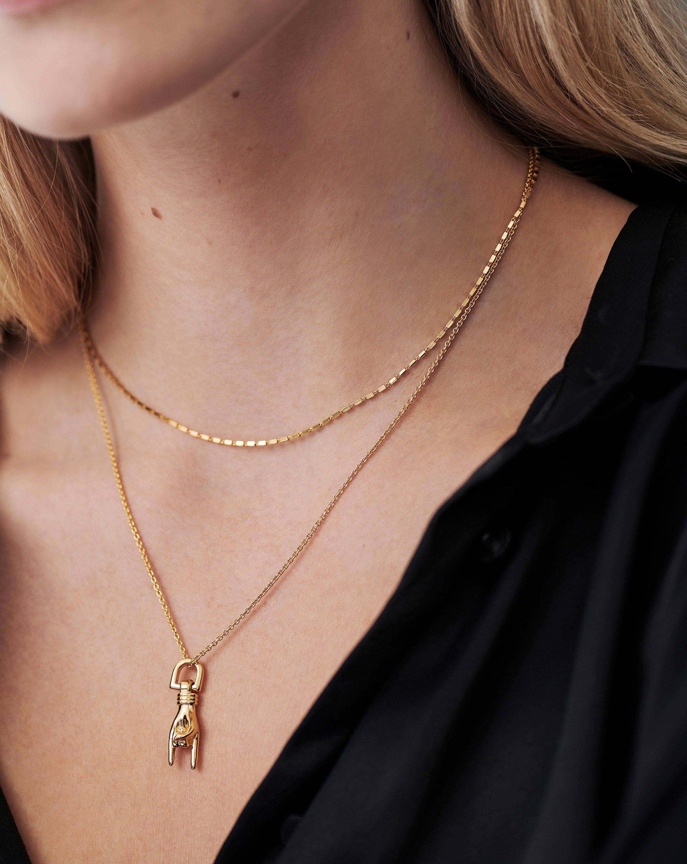 Box Link Chain Choker | 18ct Gold Plated Vermeil Necklaces Missoma 