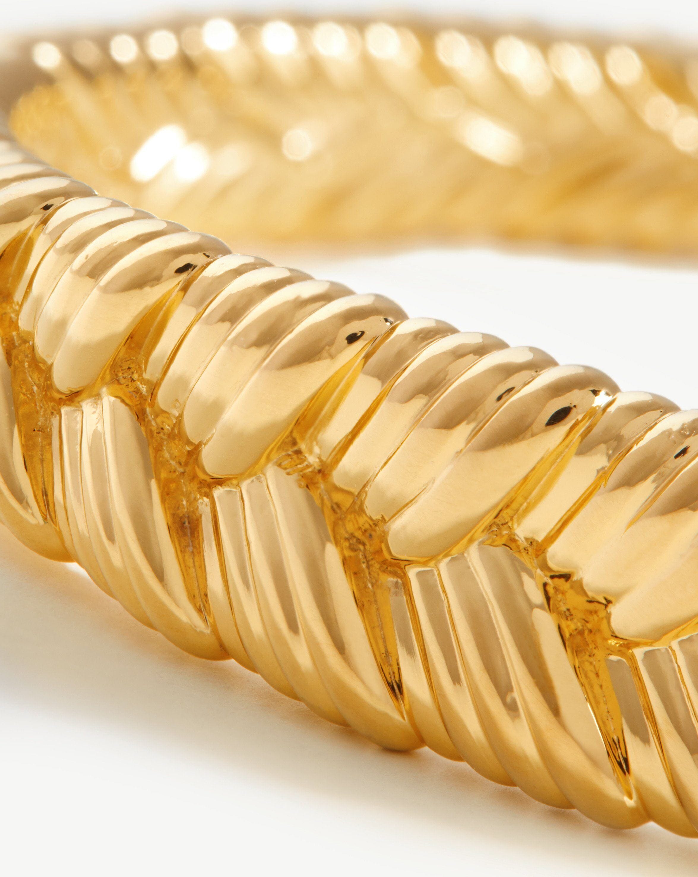 Braid Cuff Bracelet | 18ct Gold Plated Bracelets Missoma 