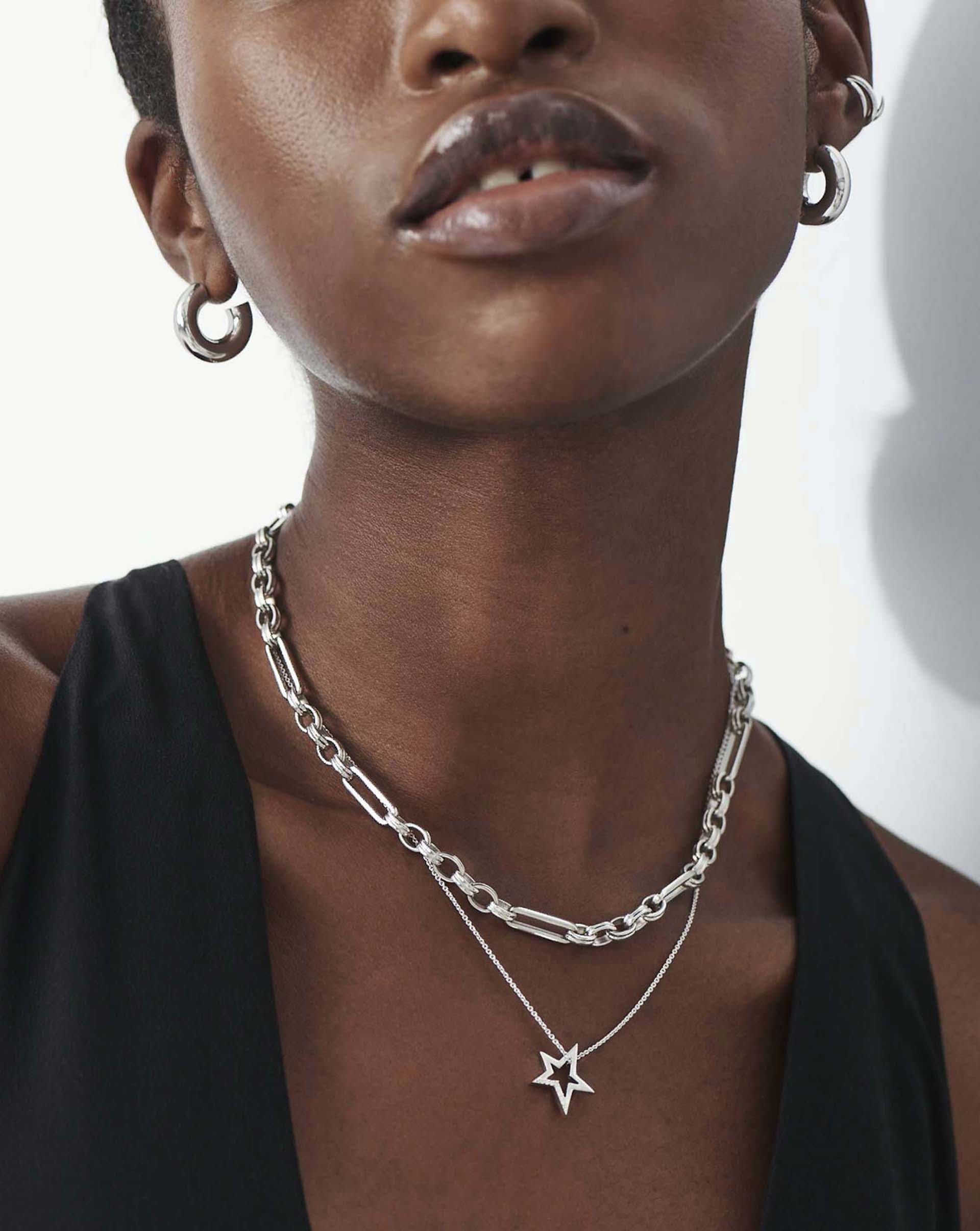 Celestial Star Pave Pendant Necklace | Sterling Silver/Cubic Zirconia Necklaces Missoma 