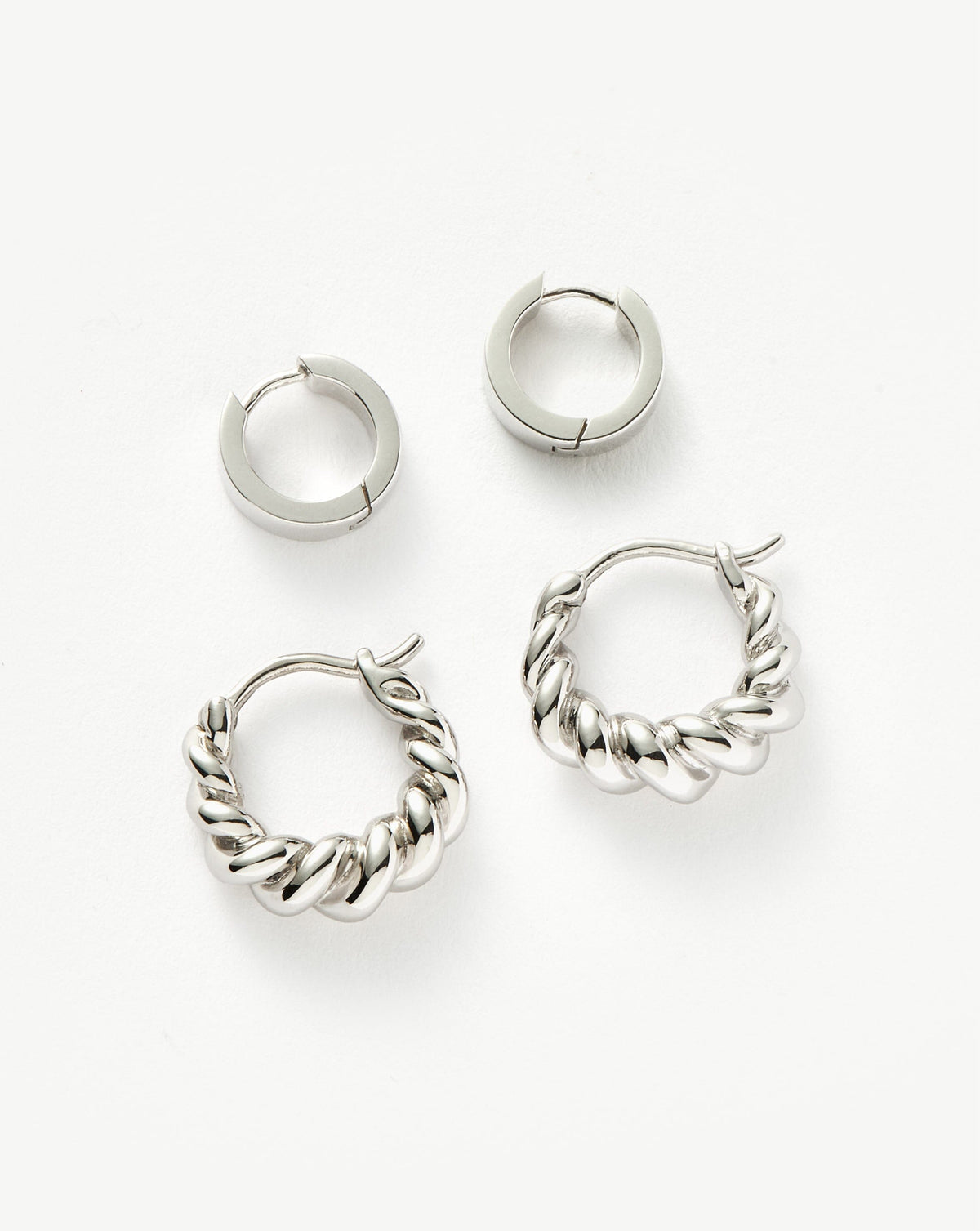 Chubby & Tidal Mini Hoop Earring Set Earrings Missoma 