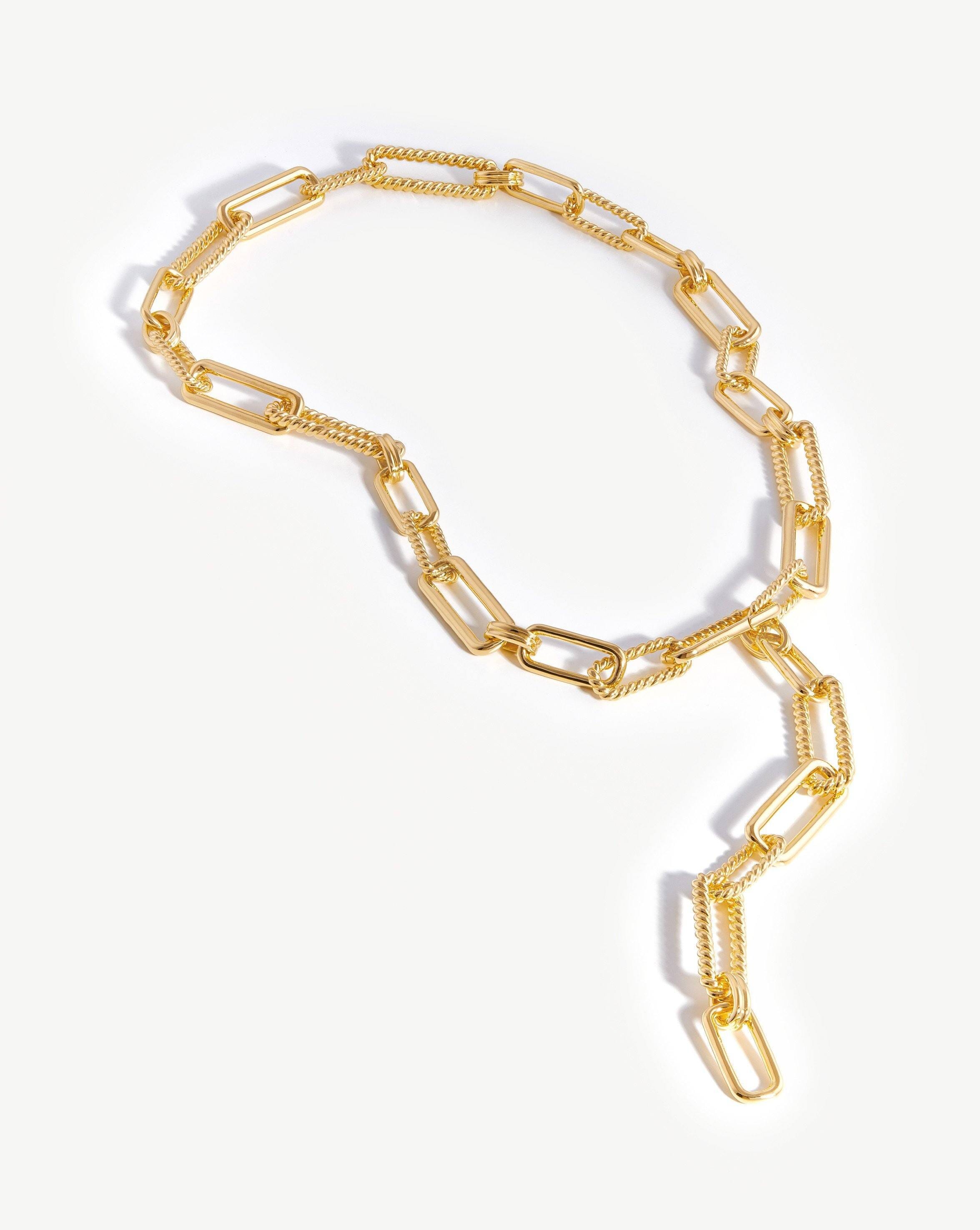 Chunky Radial Chain Belt | 18ct Gold Plated Chain Belts Missoma Limited 