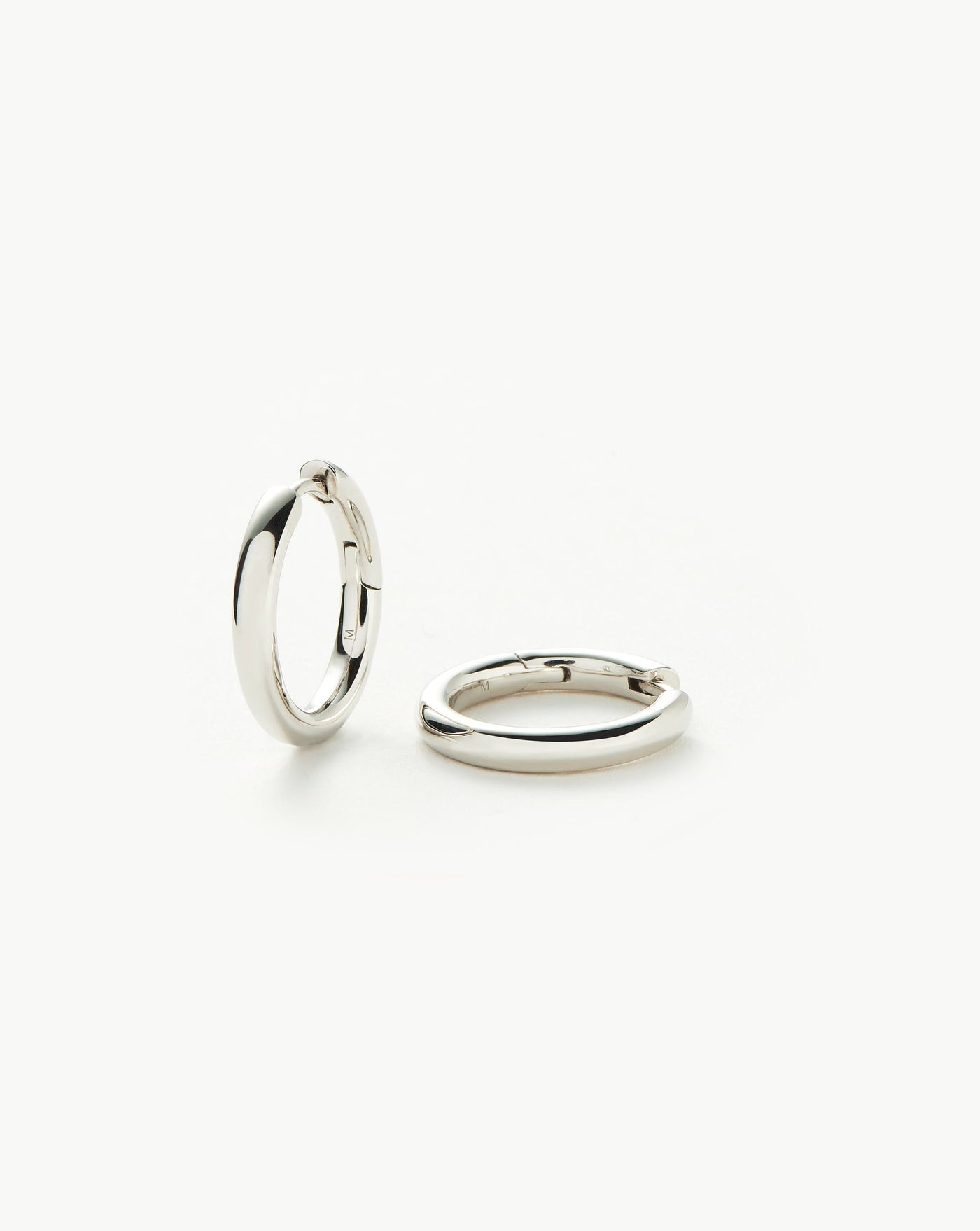 Classic Tunnel Small Hoop Earrings Sterling Silver Earrings Missoma