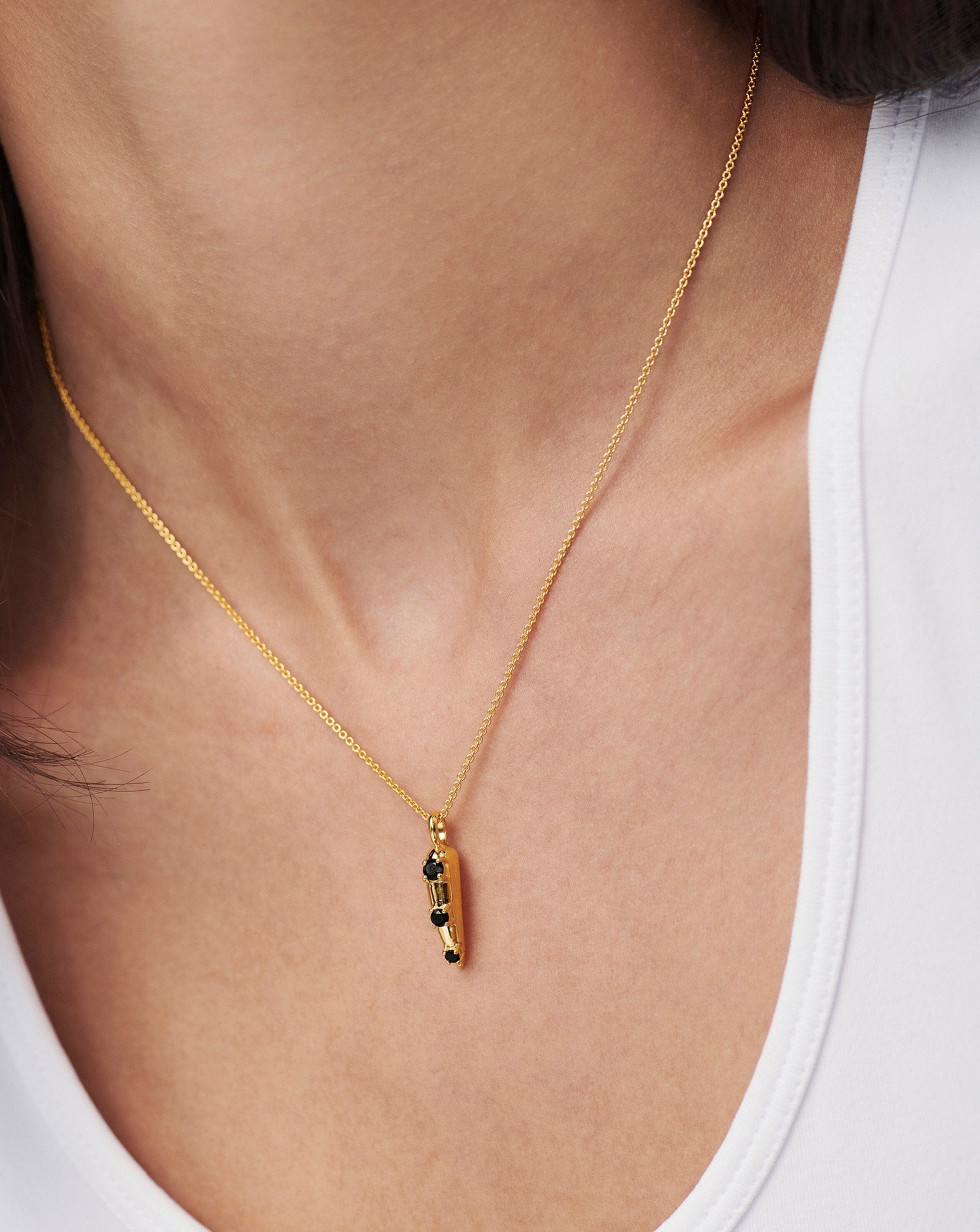 Claw Studded Pendant Necklace Necklaces Missoma 