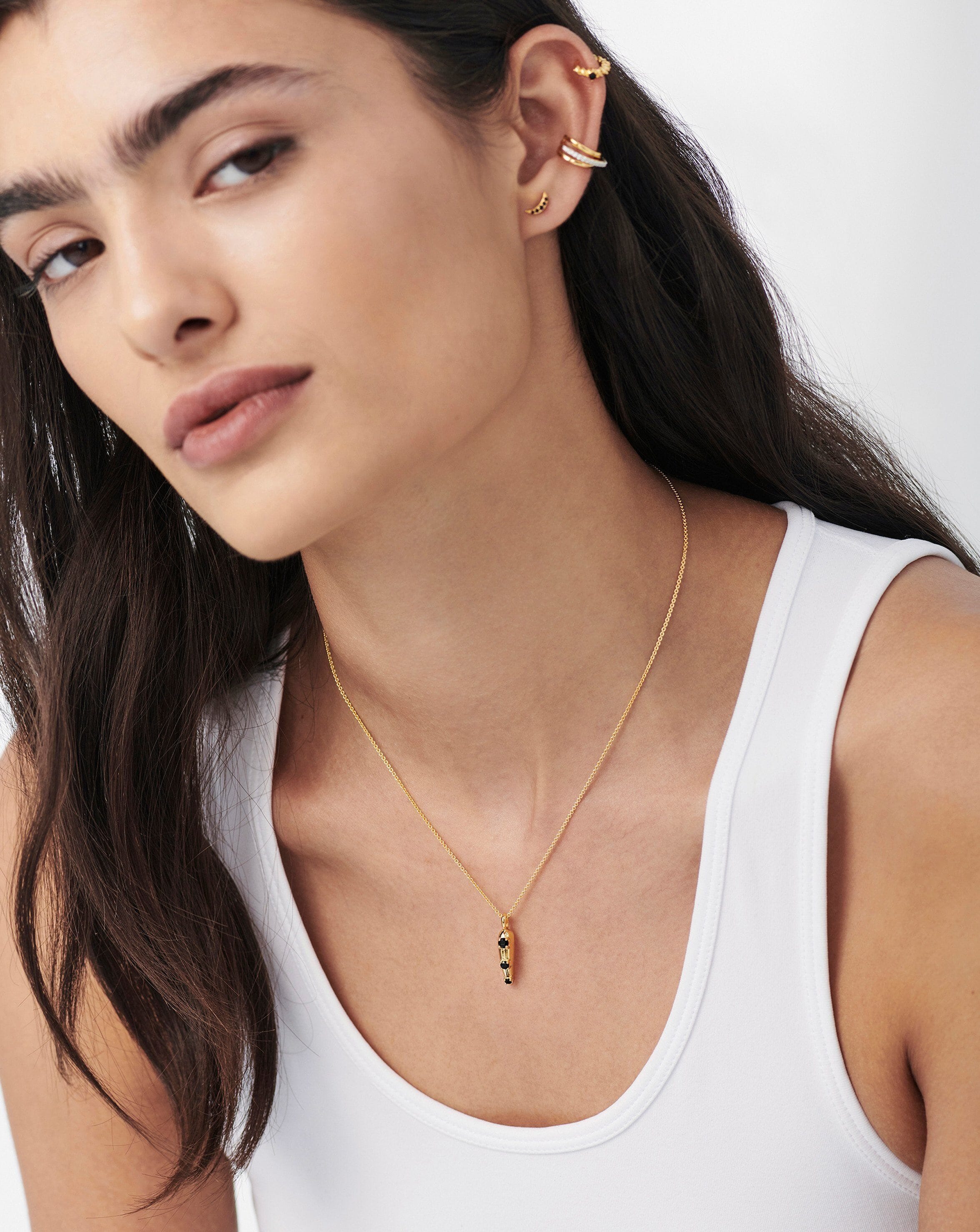 Claw Studded Pendant Necklace Necklaces Missoma 