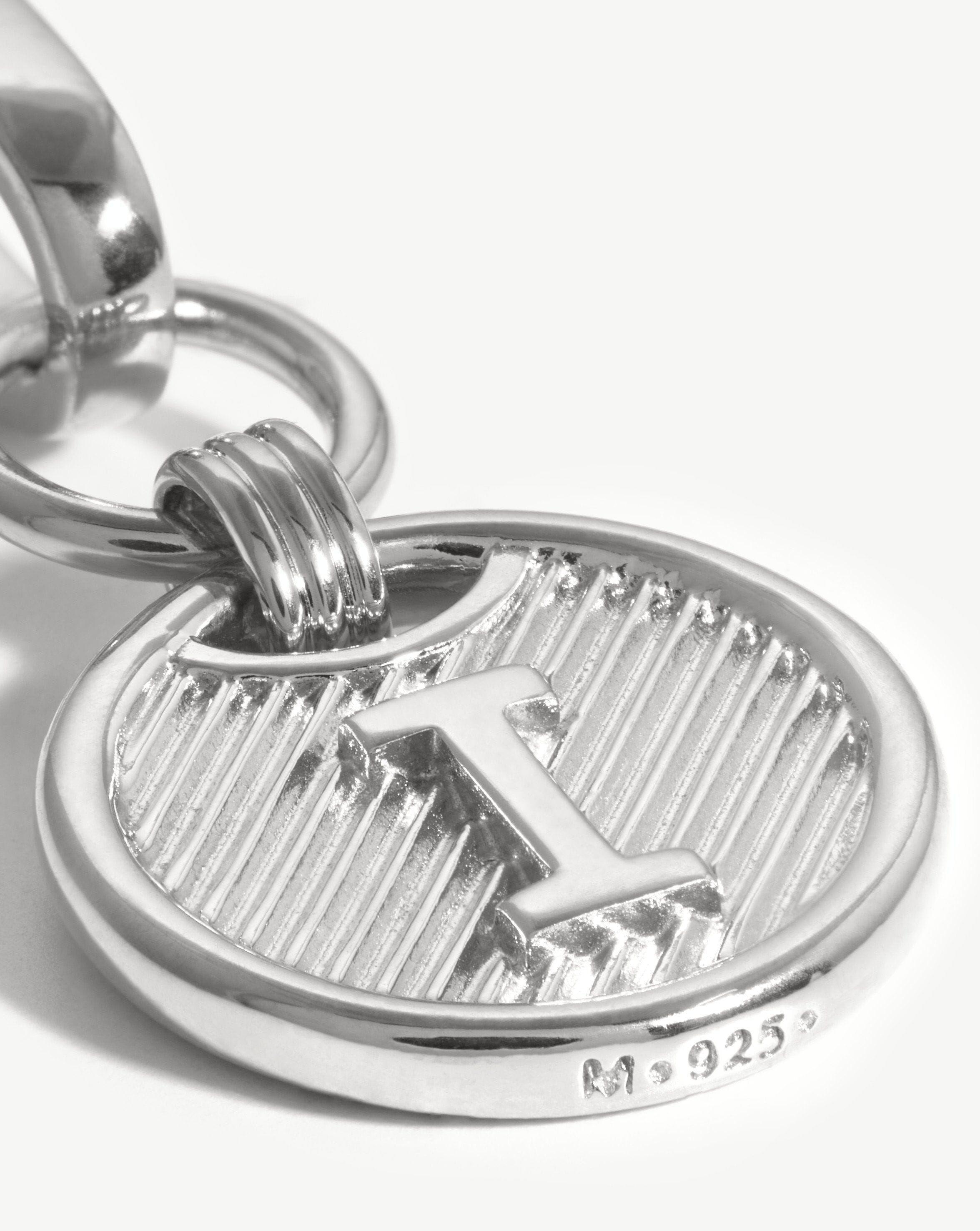 Clip-On Initial Pendant - Initial I | Silver Plated Charms & Pendants Missoma 