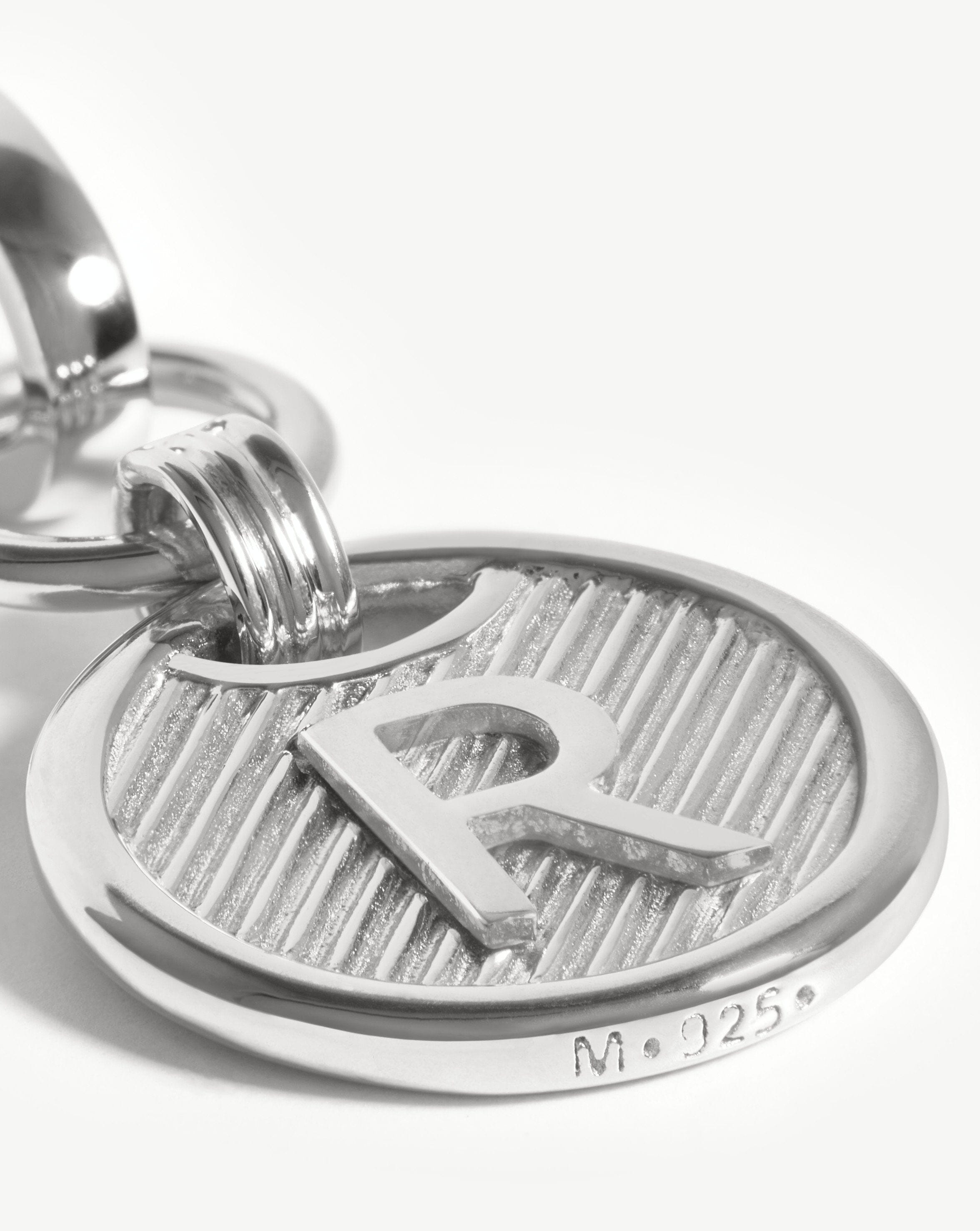 Clip-On Initial Pendant - Initial R | Silver Plated Charms & Pendants Missoma 