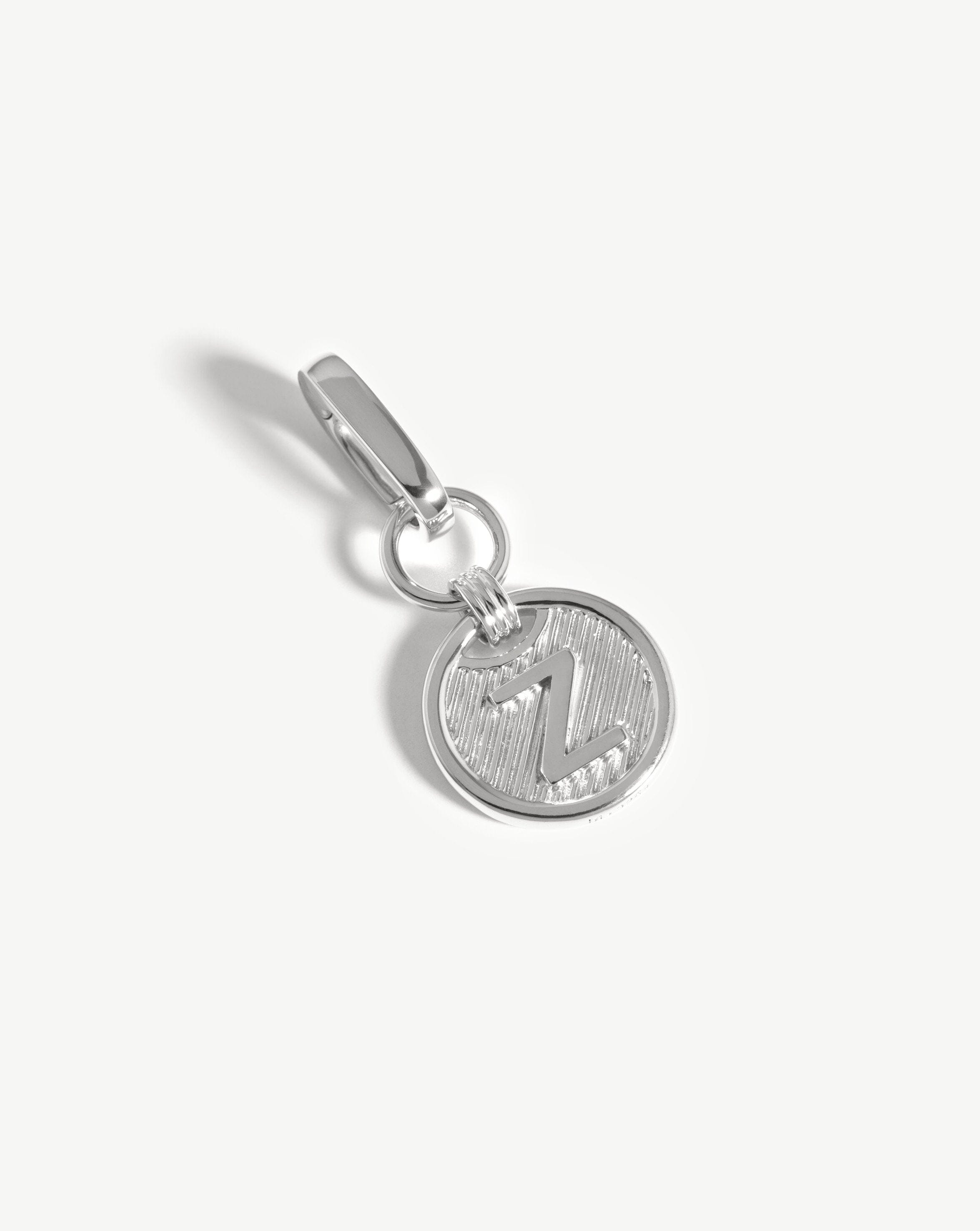 Clip-On Initial Pendant - Initial Z | Silver Plated Charms & Pendants Missoma 