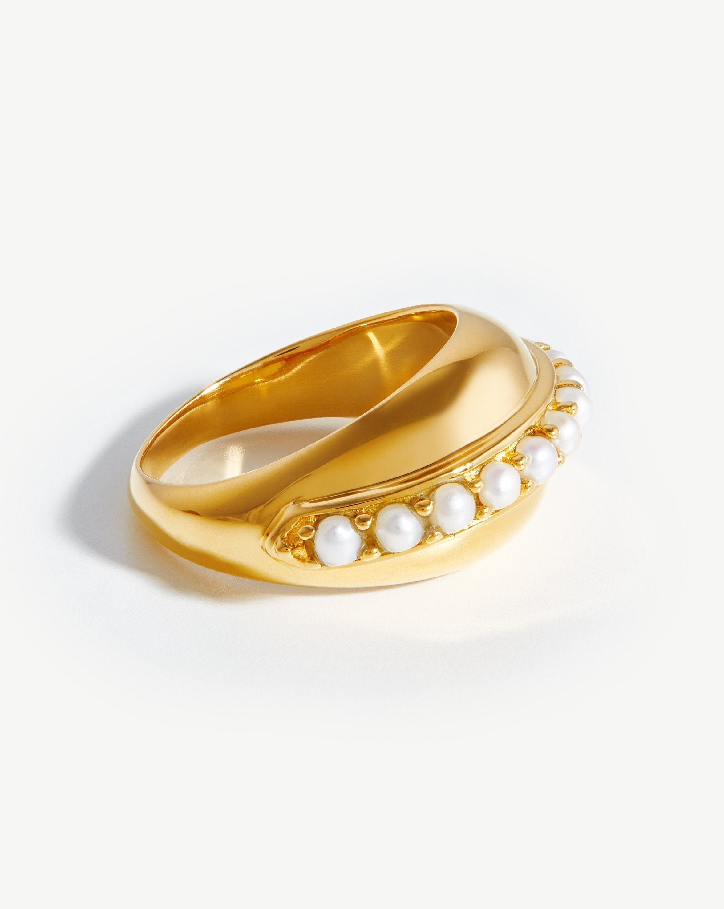 Dome rings on sale with gemstones