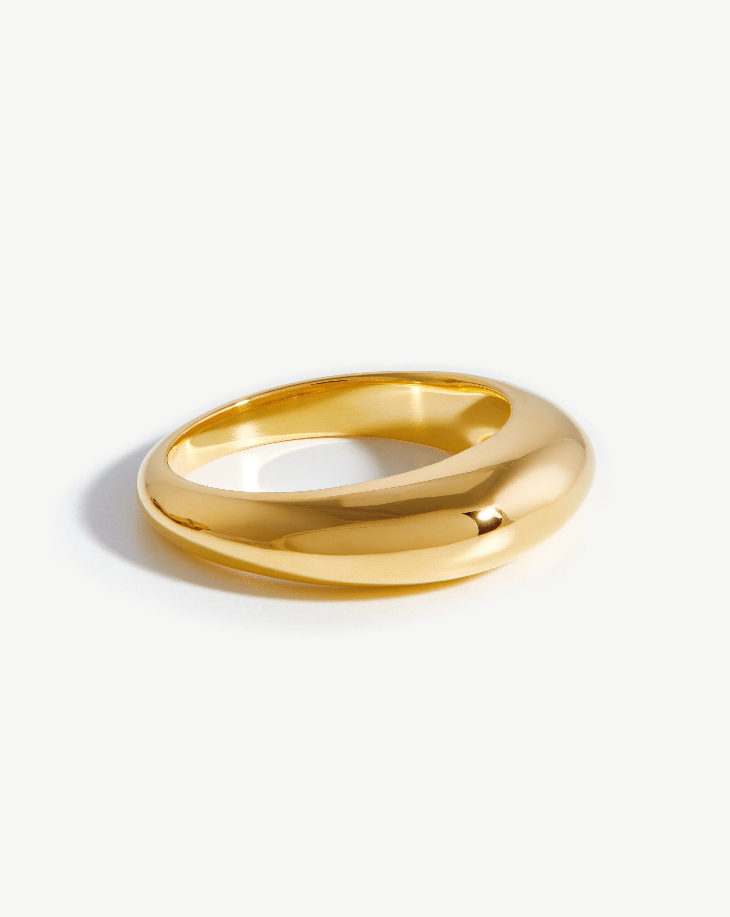 Dome Plain Ring | 18ct Gold Plated Rings Missoma 