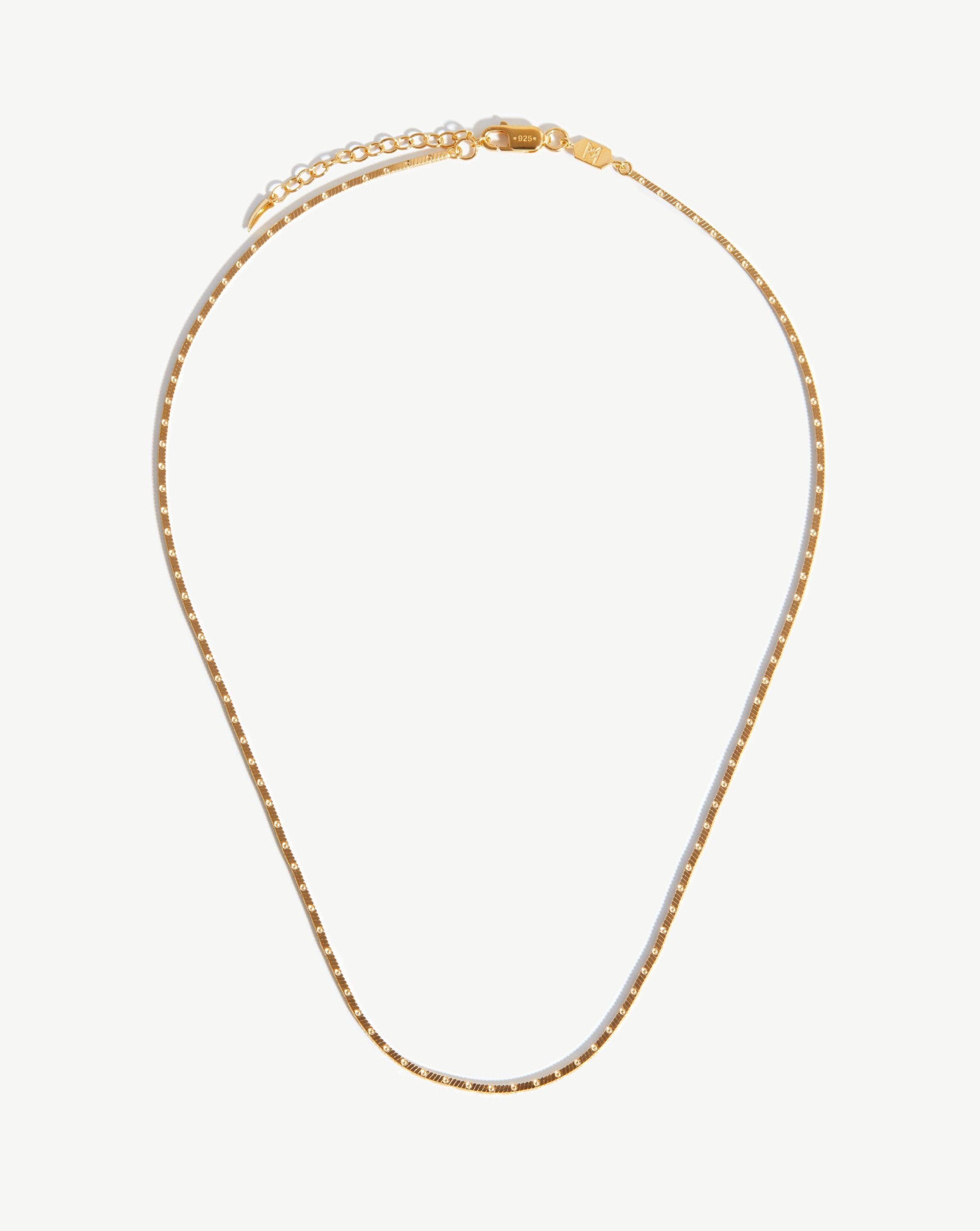 Dotted Snake Chain Necklace Necklaces Missoma 