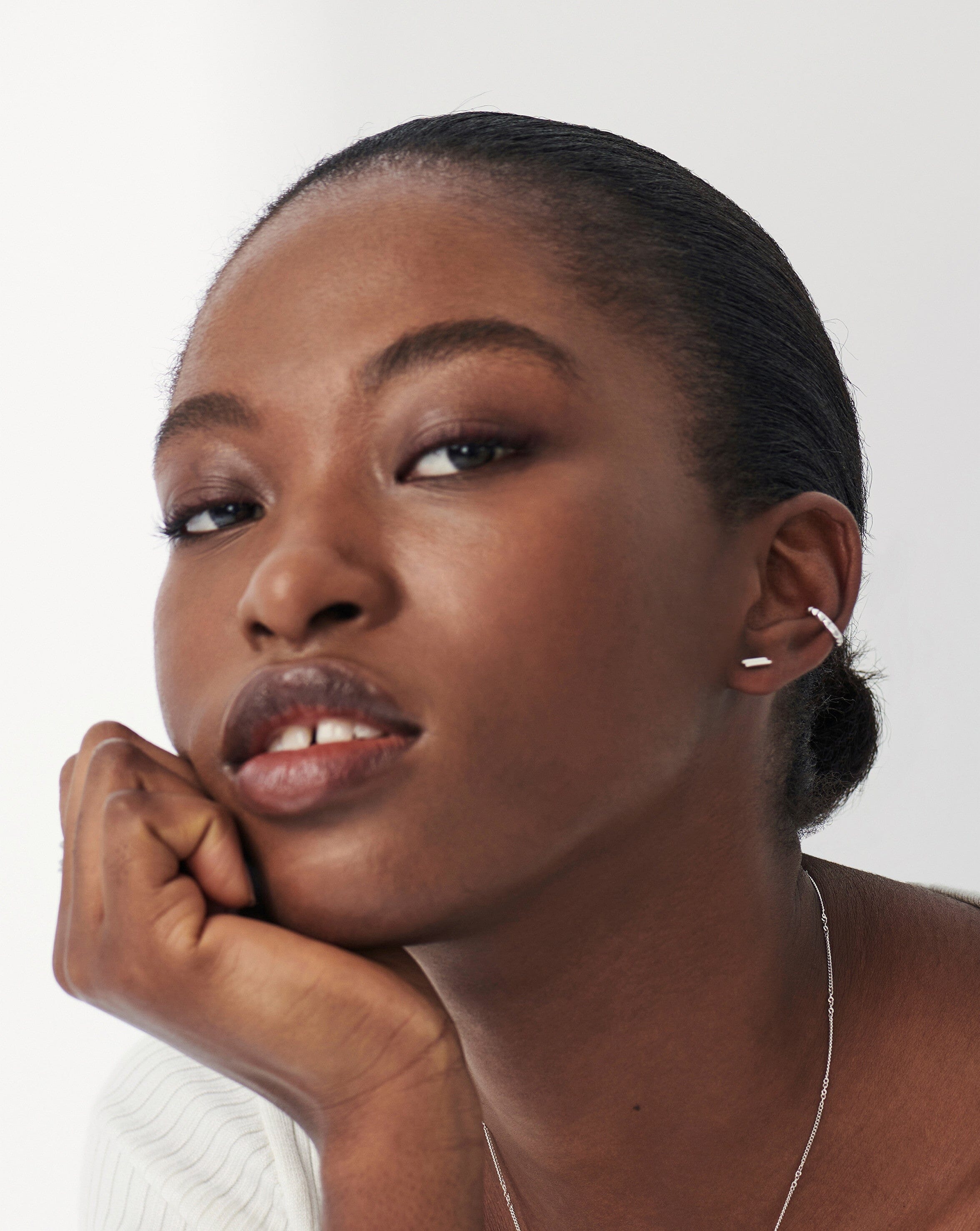 Double Bar Stud Earrings Earrings Missoma 